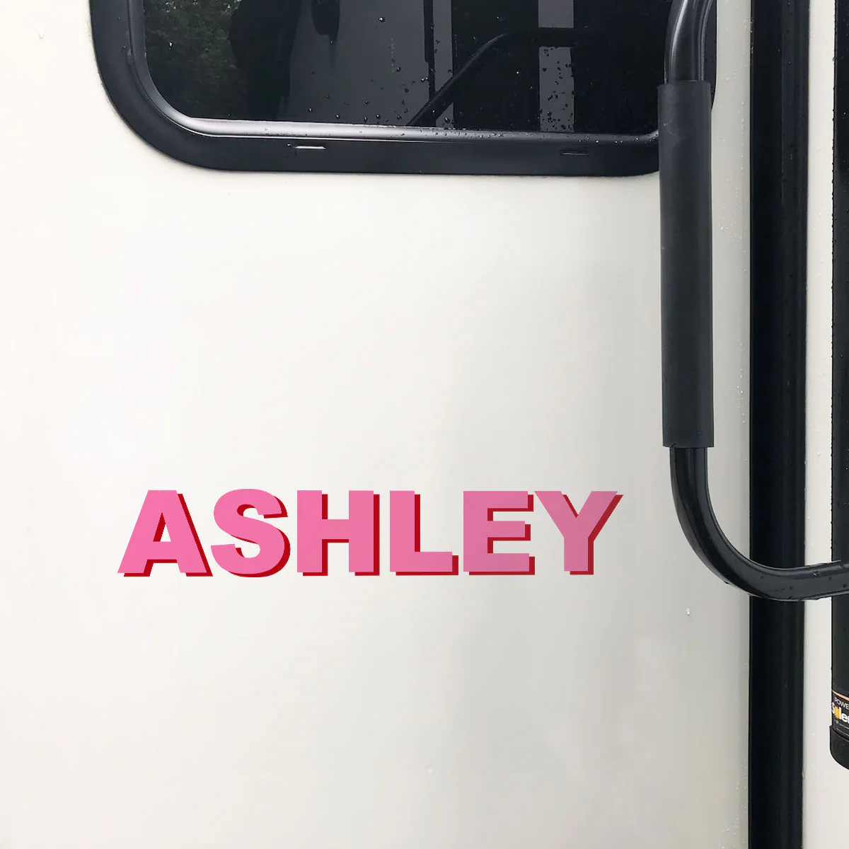 Shadow Monogram Custom Name - Personalized Decal - Image 2