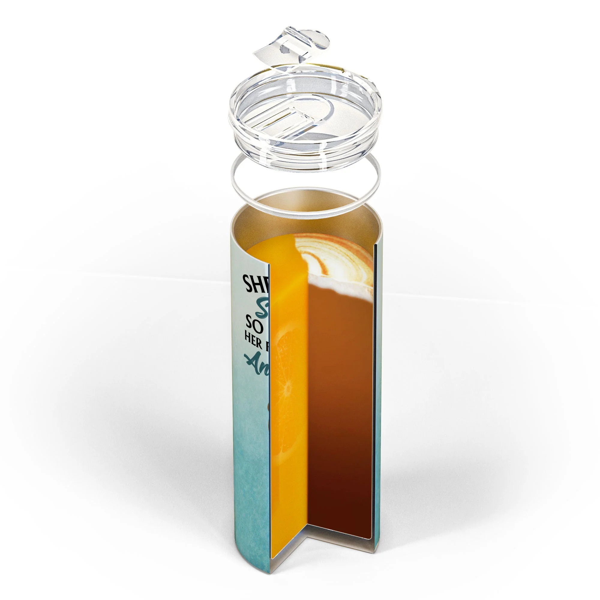 She Believed She Could So She Studied And She Did - Personalized Skinny Tumbler - Image 6