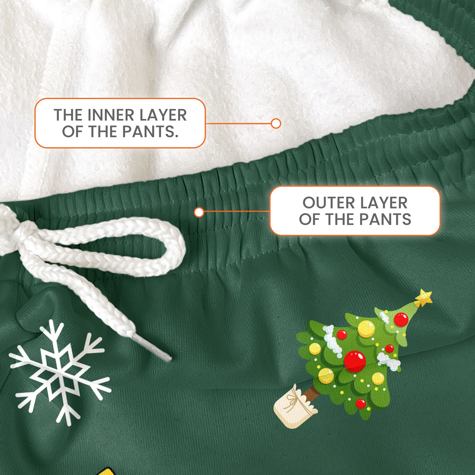 Silent Night Nurse Christmas Gift - ICU ER CRNA Anesthesia - Personalized Sweatpants - Image 4