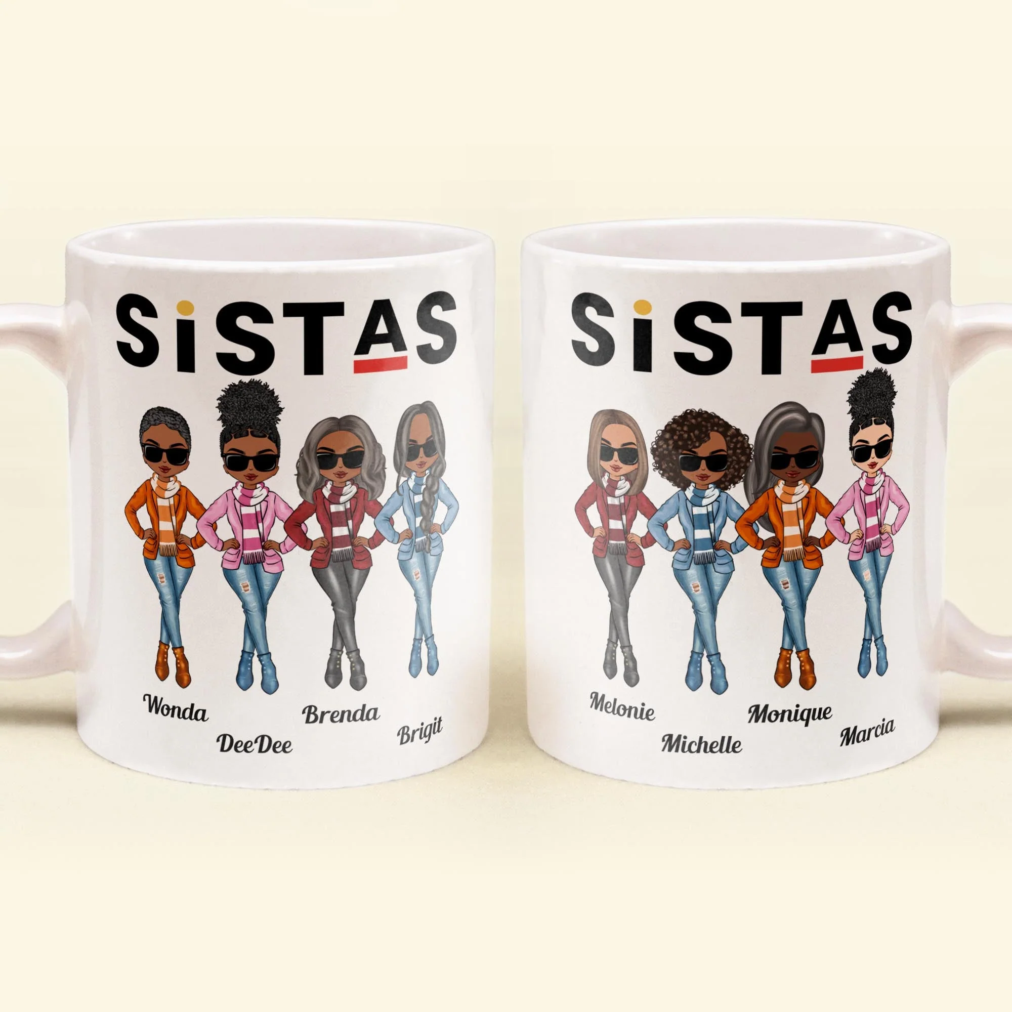 Sistas - Personalized Mug - Image 2