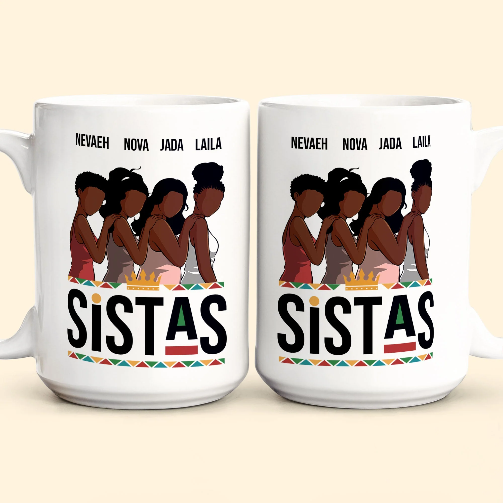 Sistas - Personalized Mug - Image 2