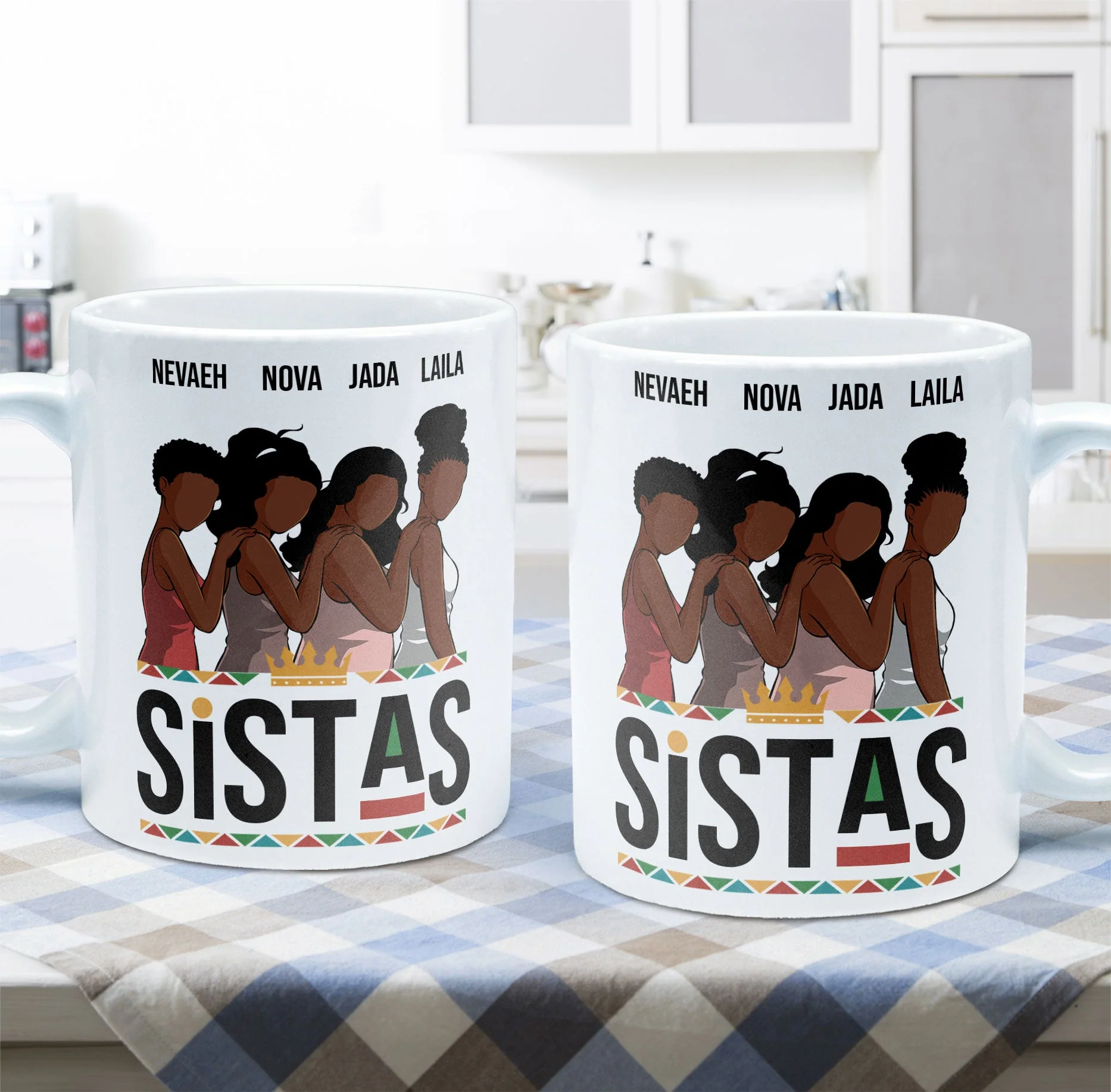 Sistas - Personalized Mug - Image 6