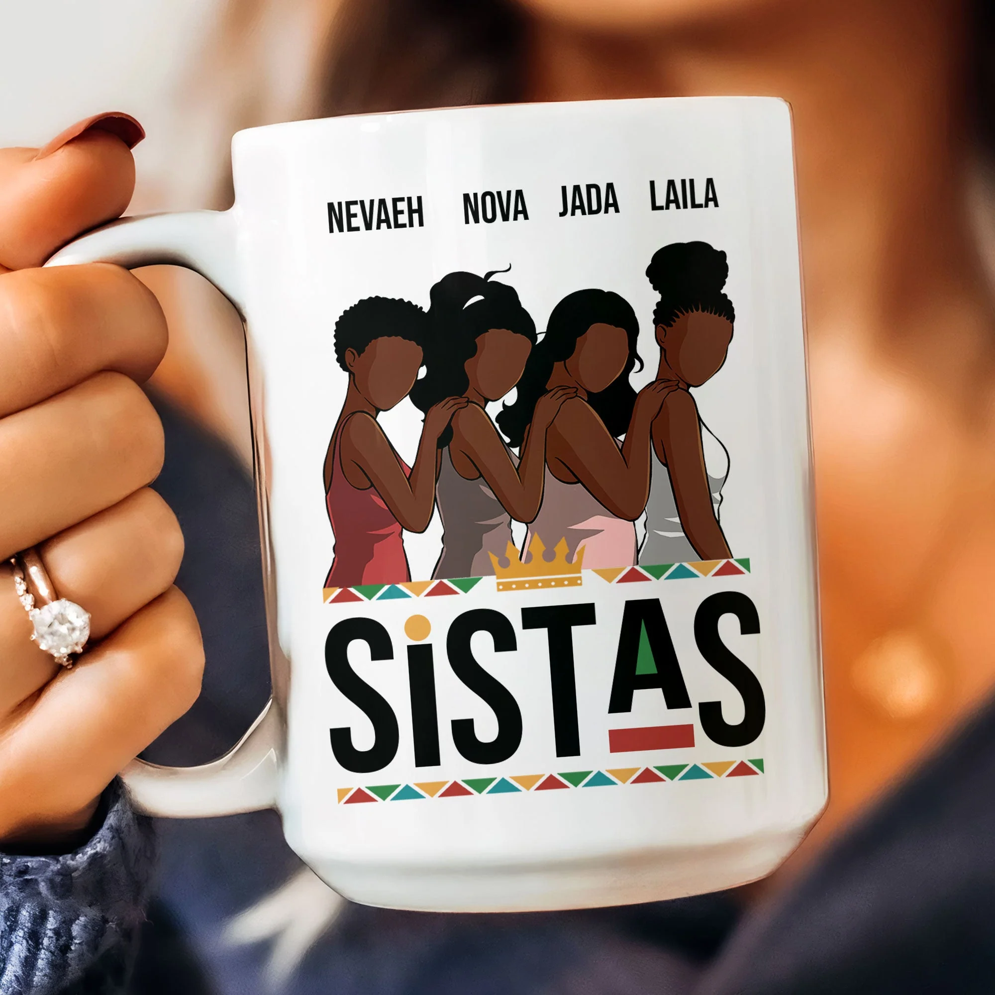Sistas - Personalized Mug - Image 8