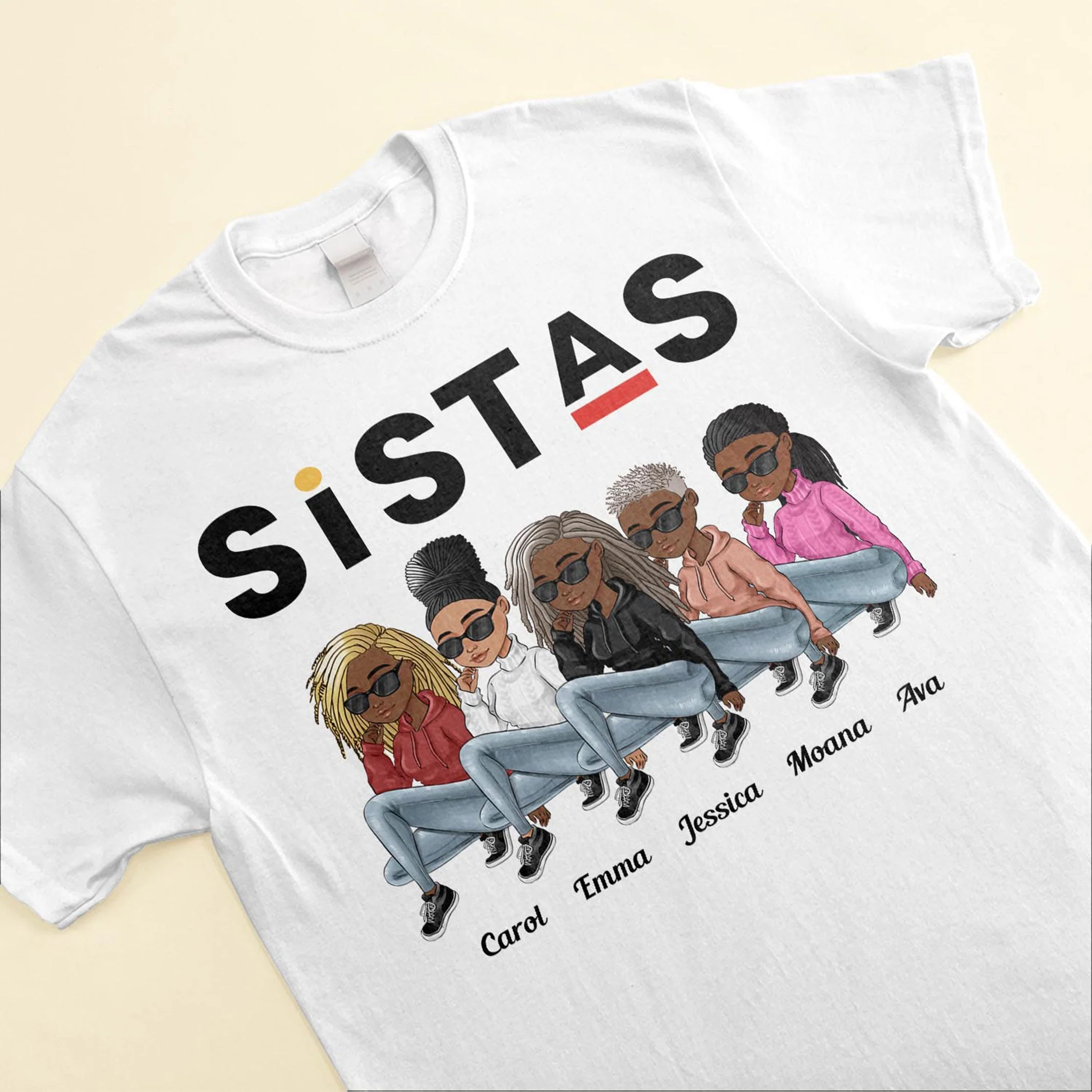 Sistas - Personalized Shirt - Image 3