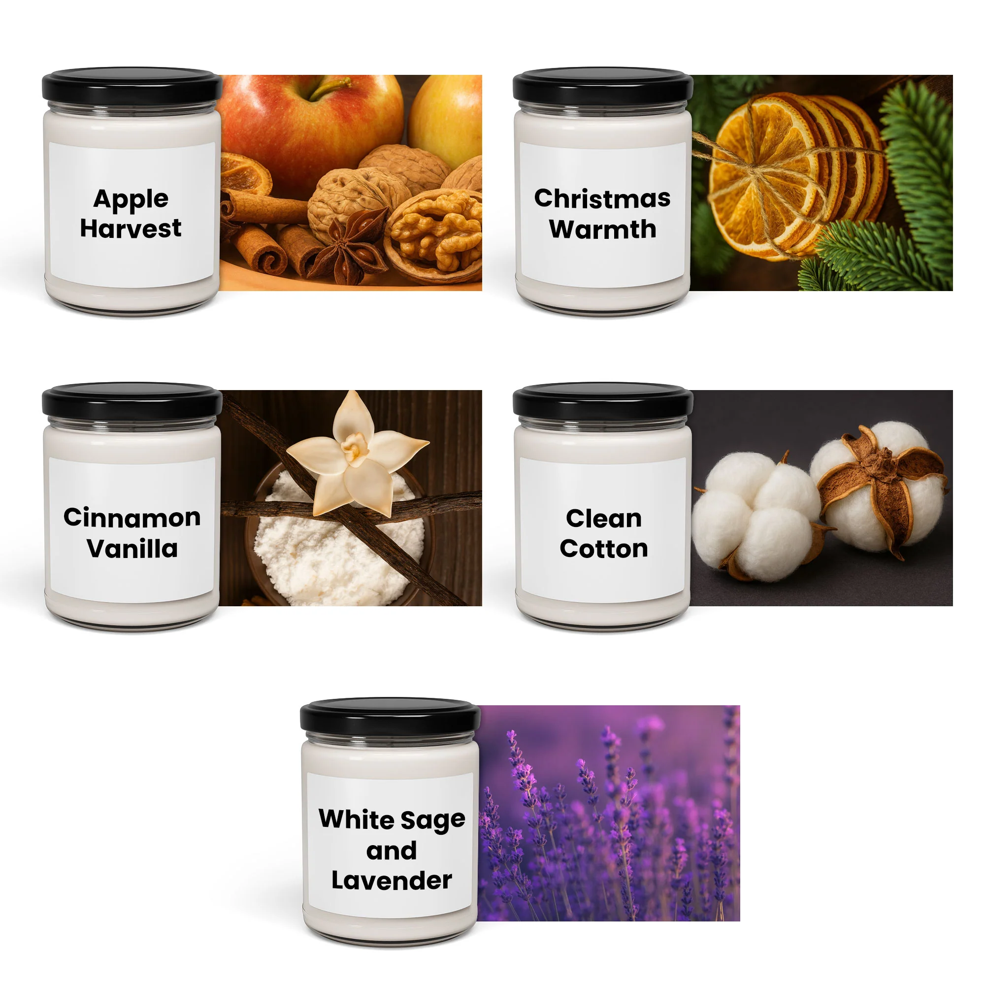 Smells Like The Best Team Ever - Coworker Christmas Bulk Gifts Appreciation Thank You Gifts - Personalized Scented Soy Candle - Image 4