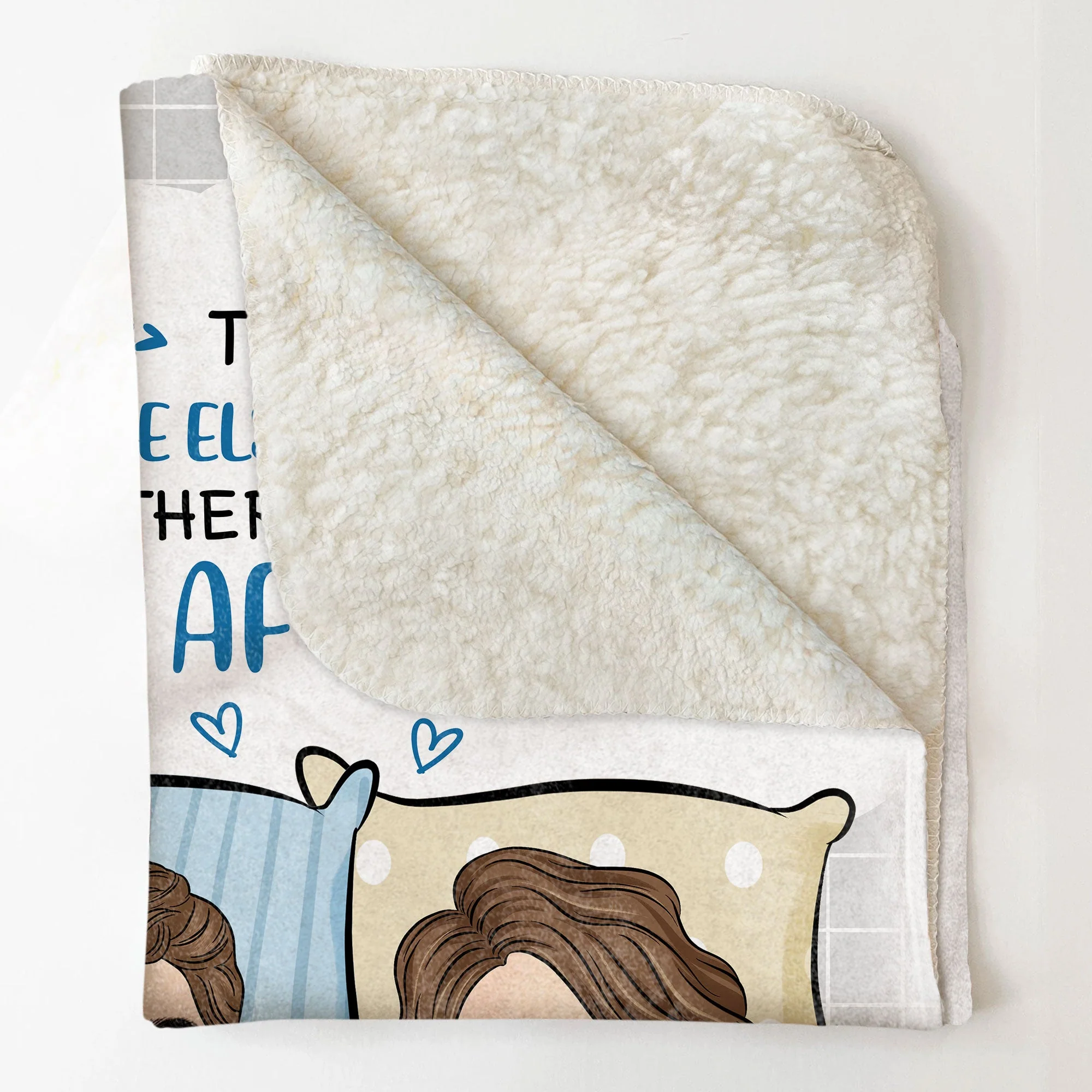 Snoring Loud Beside Me - Personalized Blanket - Image 4