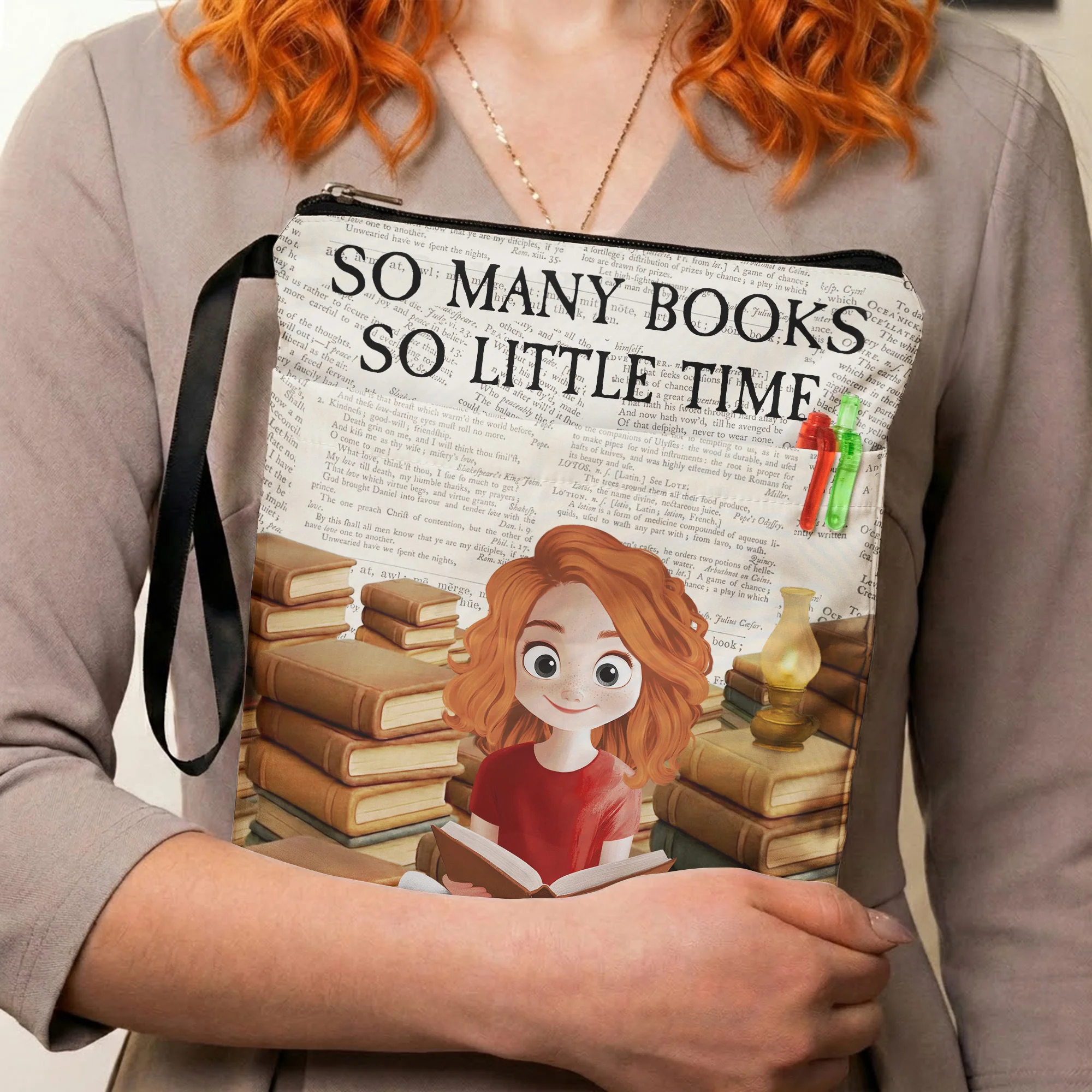 So Many Books So Little Time - Personalized Book Sleeve - Image 2