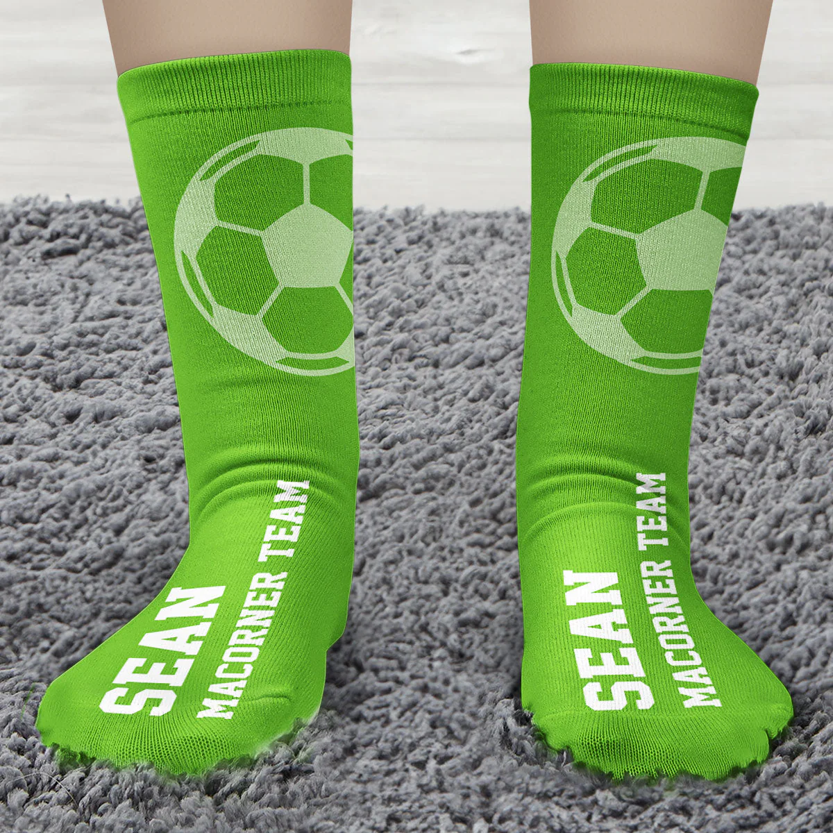 Soccer- Personalized Crew Socks - Image 4