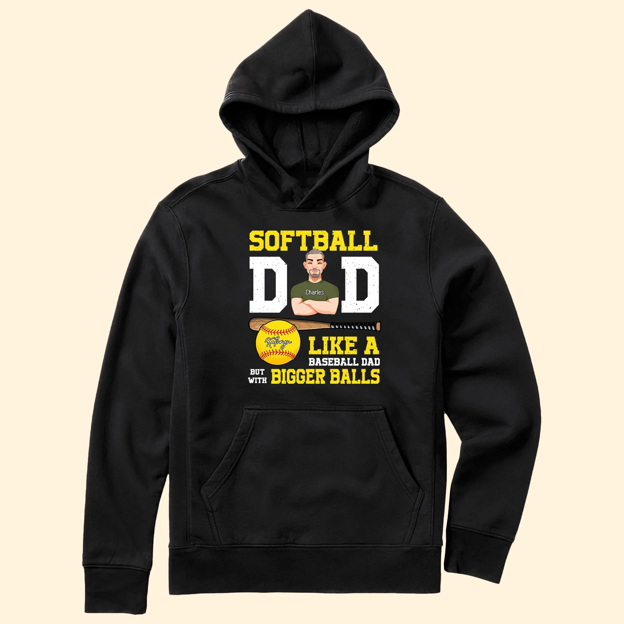Softball Dad - Personalized Shirt - Image 6