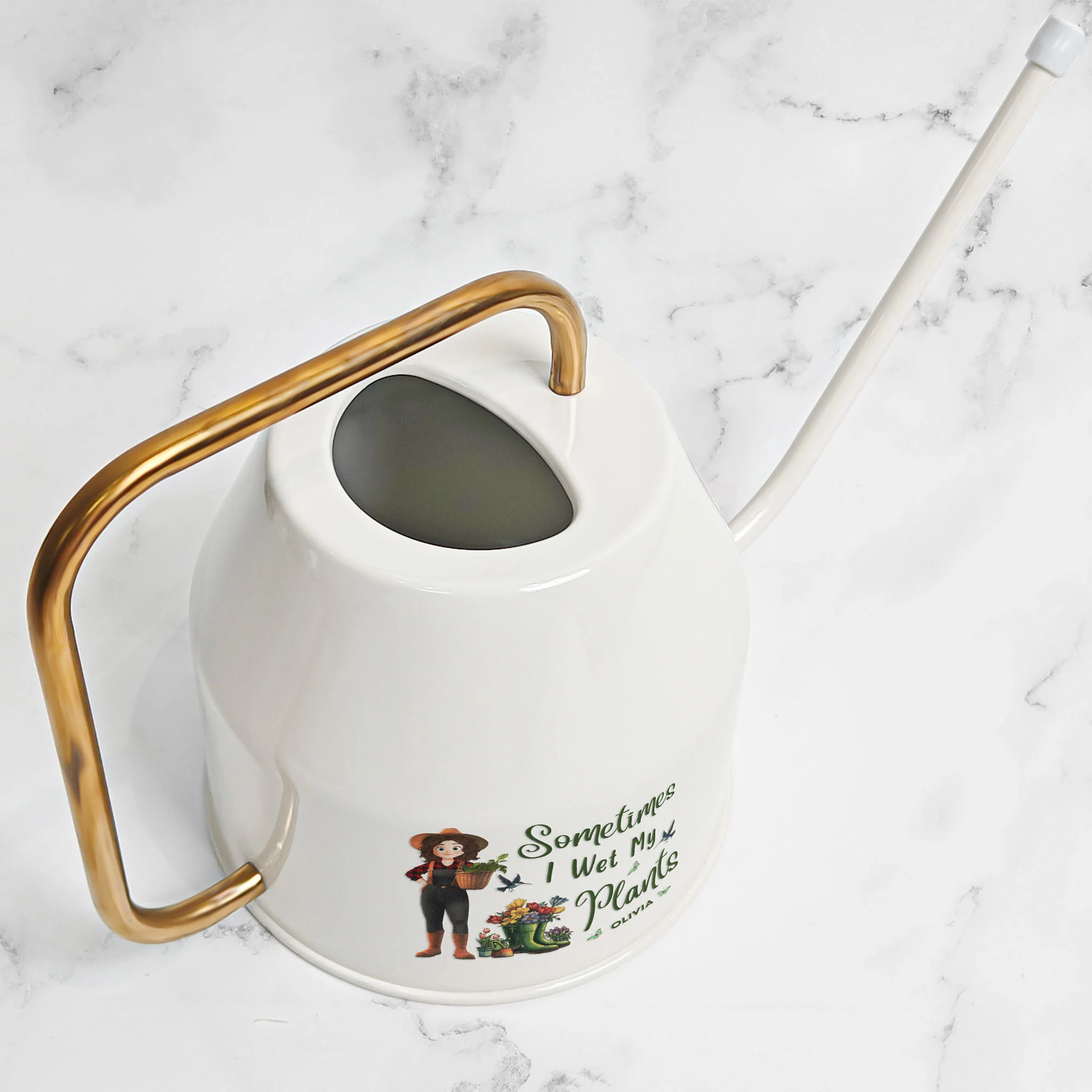 Sometimes I Wet My Plants - Personalized Indoor Watering Can - Image 2