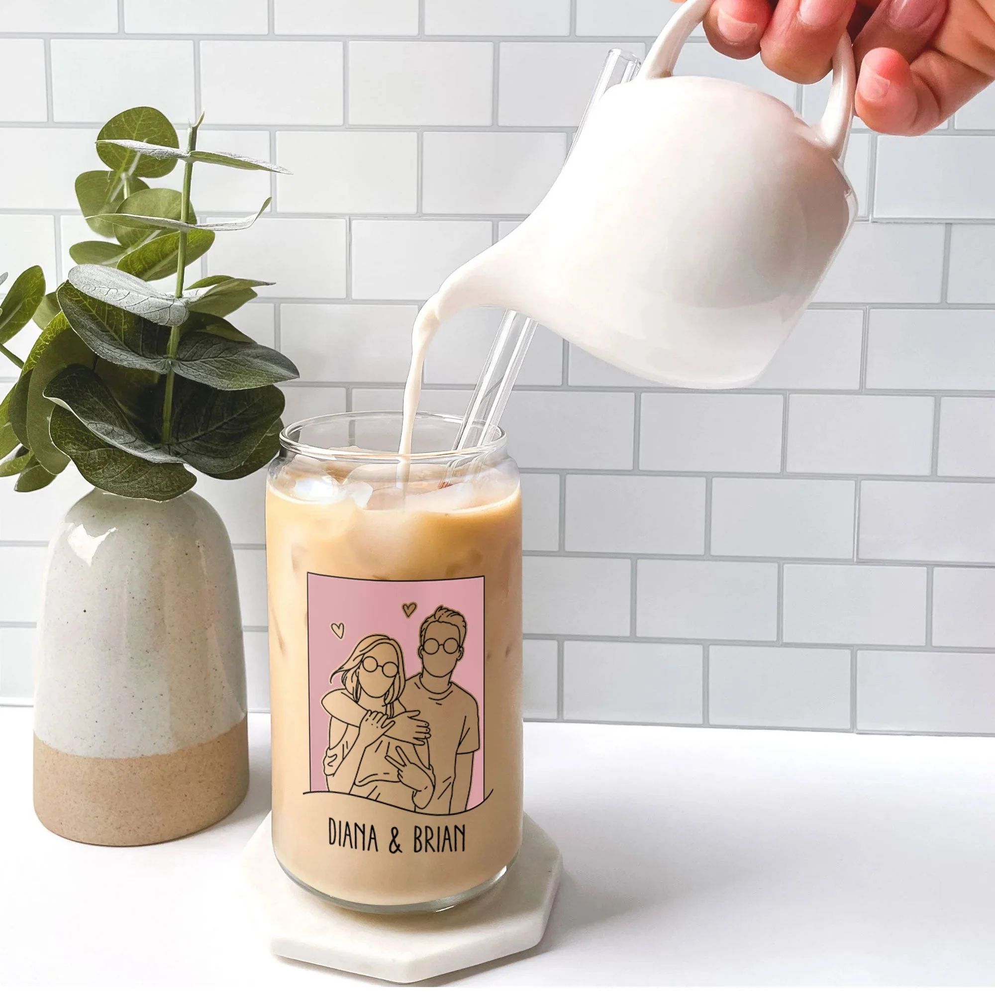 Sometimes You Forget You're Awesome Gift For Her - Personalized Clear Glass Cup - Image 5