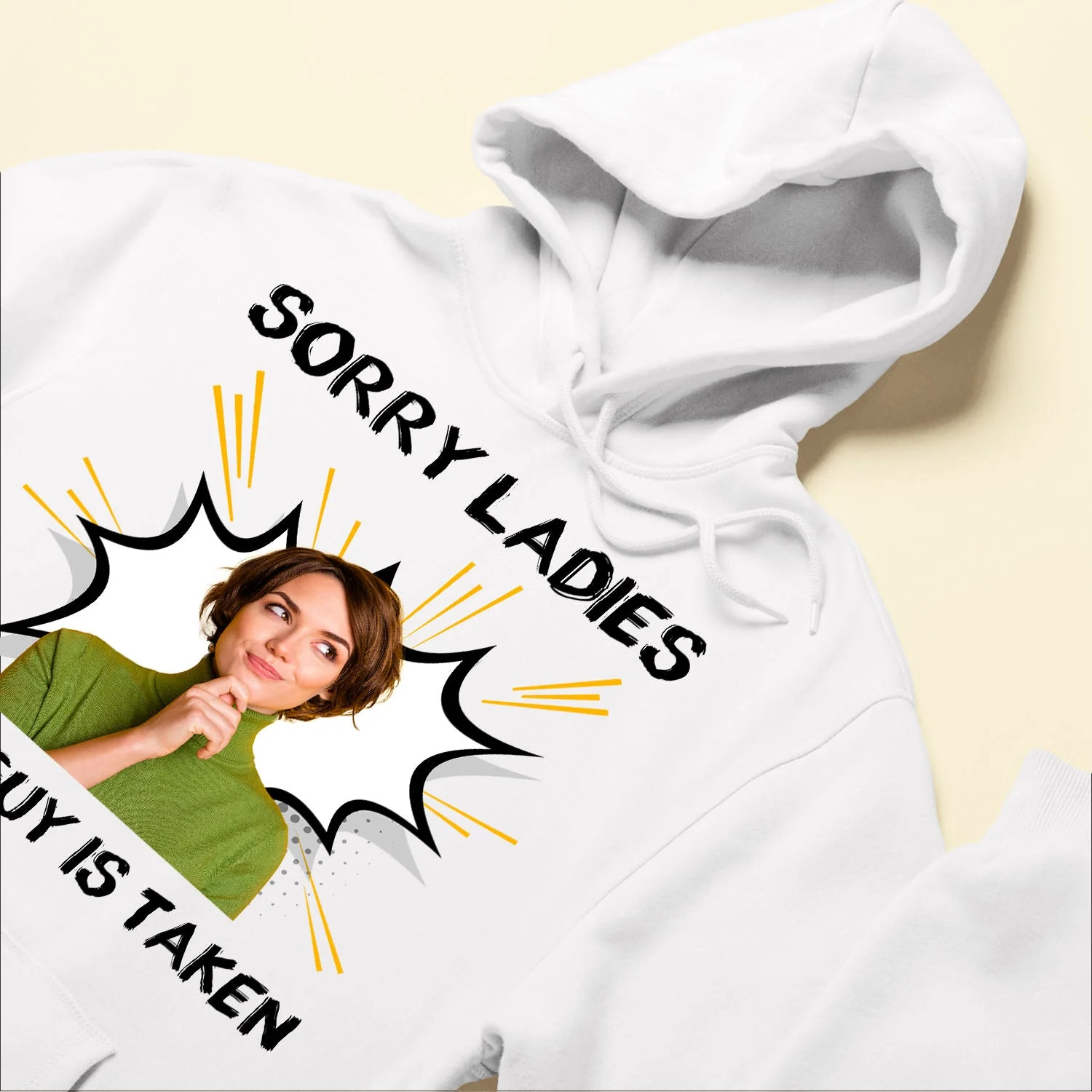 Sorry Ladies This Guy Is Taken - Personalized Photo Shirt - Image 7