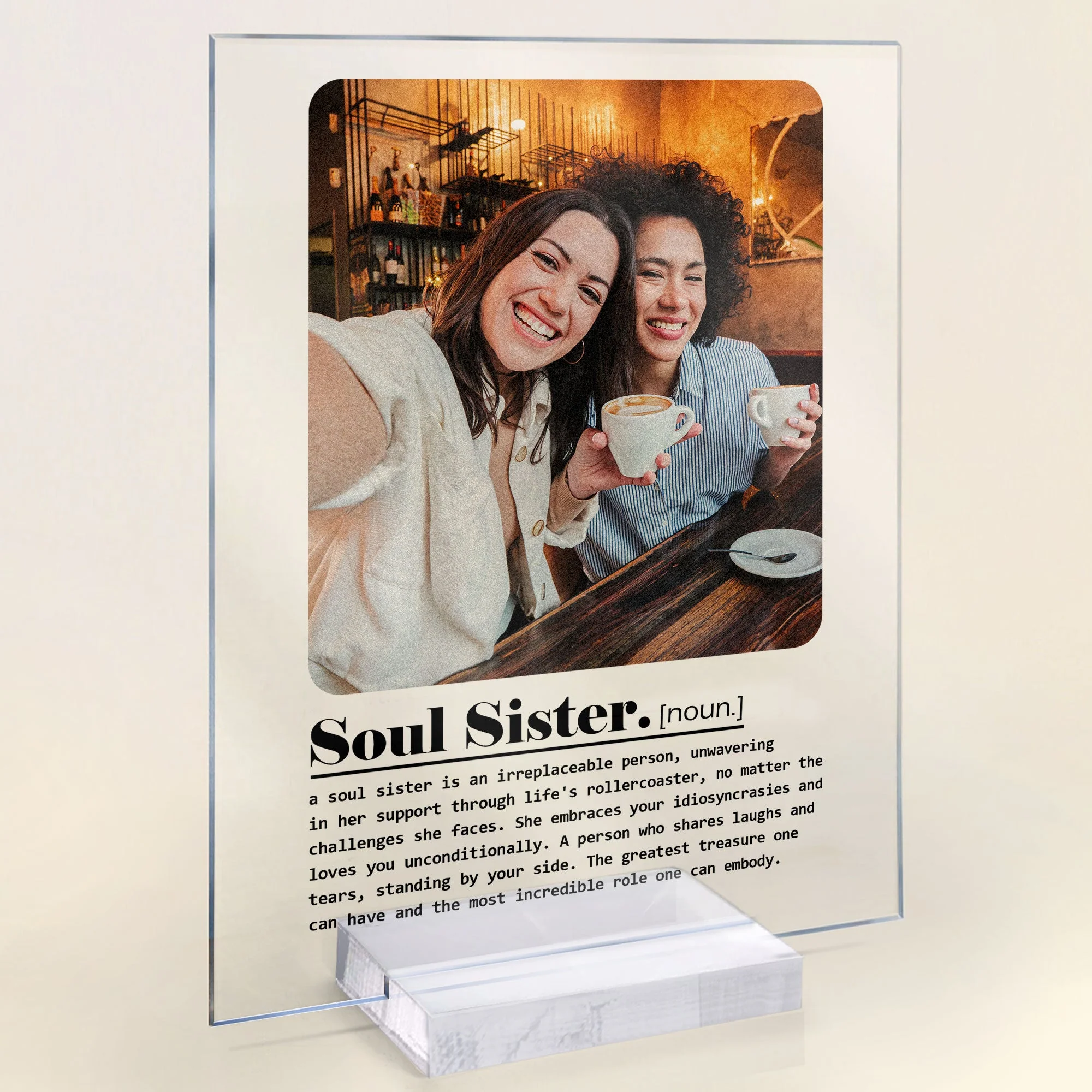 Soul Sister Definition - Personalized Acrylic Photo Plaque - Image 6