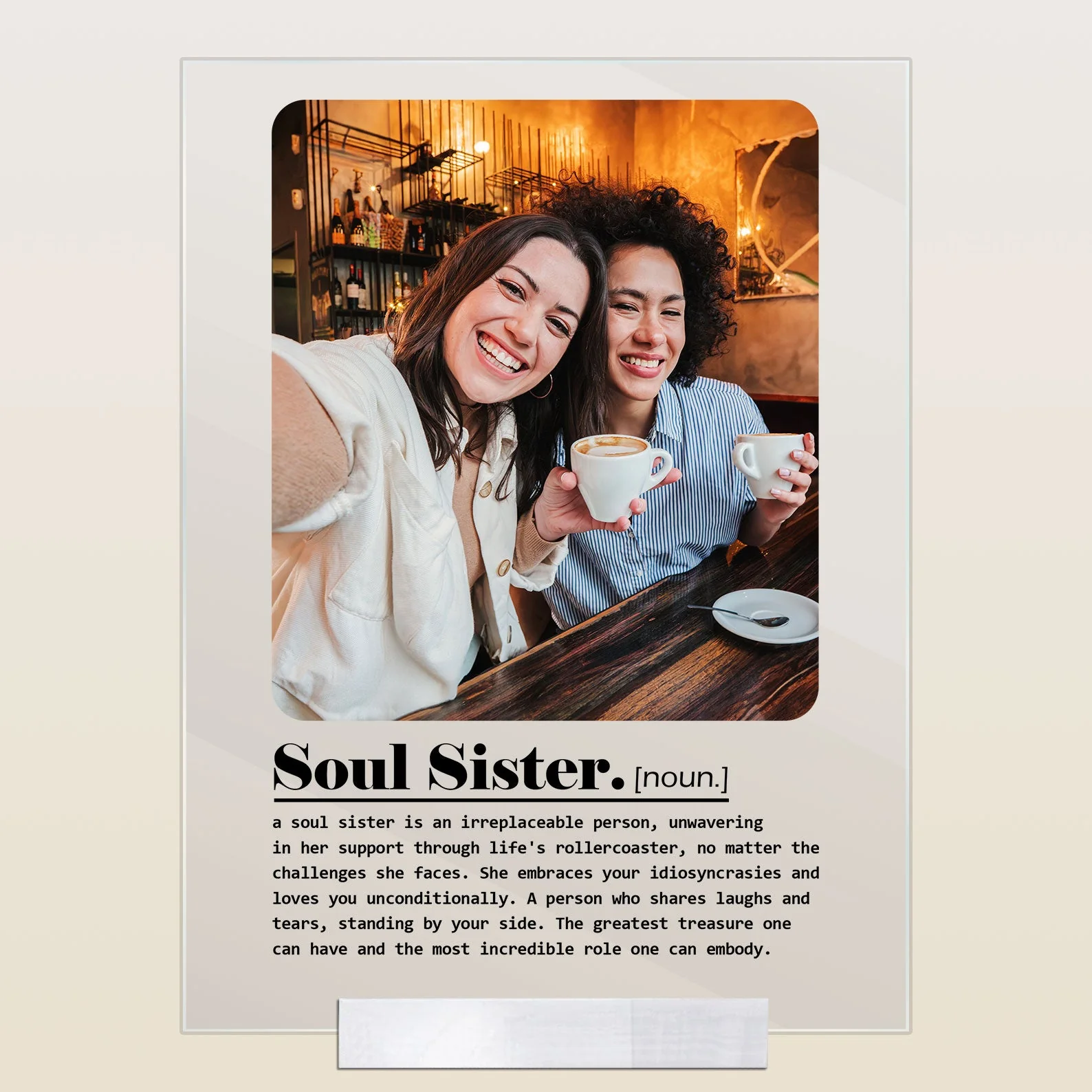 Soul Sister Definition - Personalized Acrylic Photo Plaque - Image 7