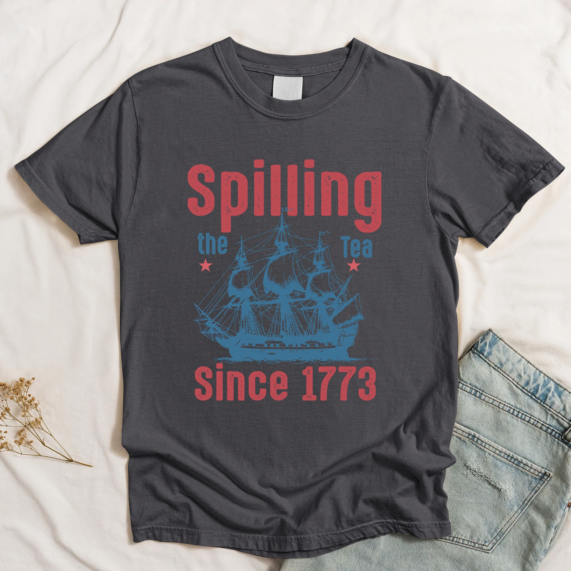 Spilling The Tea Since 1773 - Shirt - Image 13