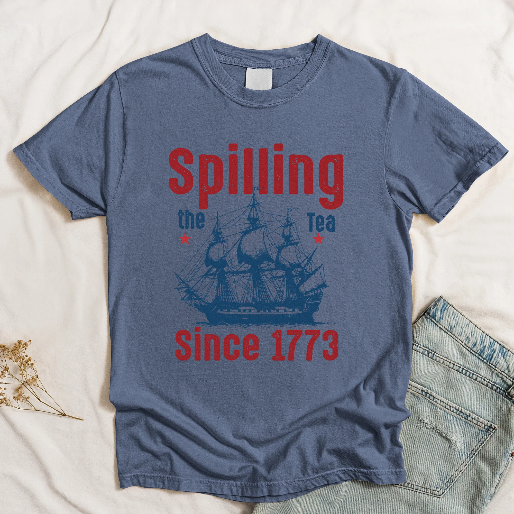 Spilling The Tea Since 1773 - Shirt - Image 14