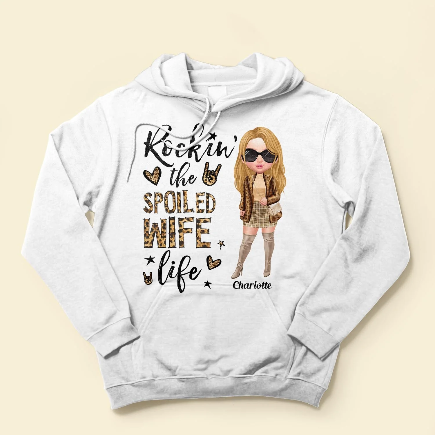 Spoiled Wife Life - Personalized Shirt - Anniversary, Valentine's Day, BirthdayGift For Wife, Mom, Lover - Fashion Girls - Image 4