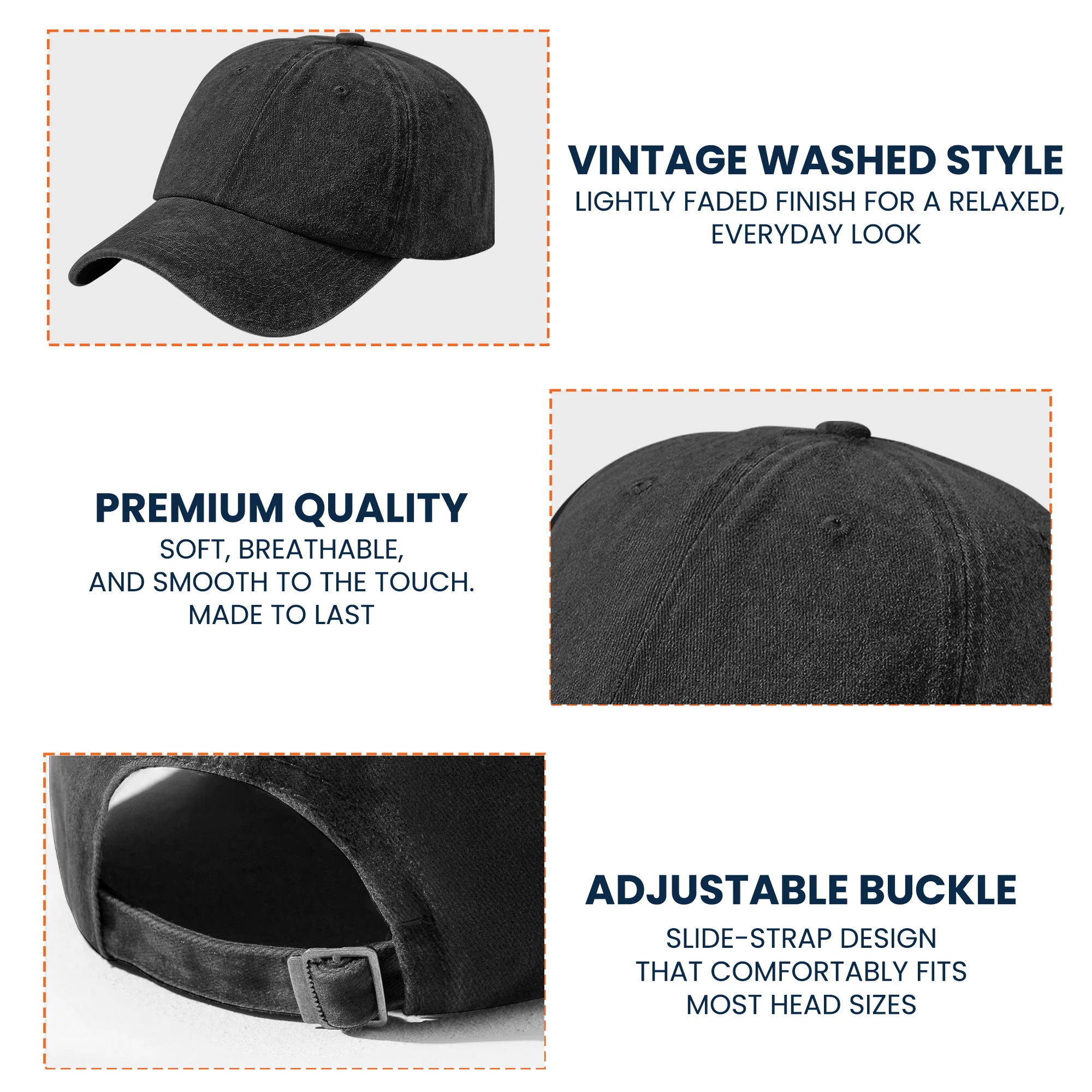 Spooky Goose On The Loose - Personalized Distressed Denim Cap - Image 7