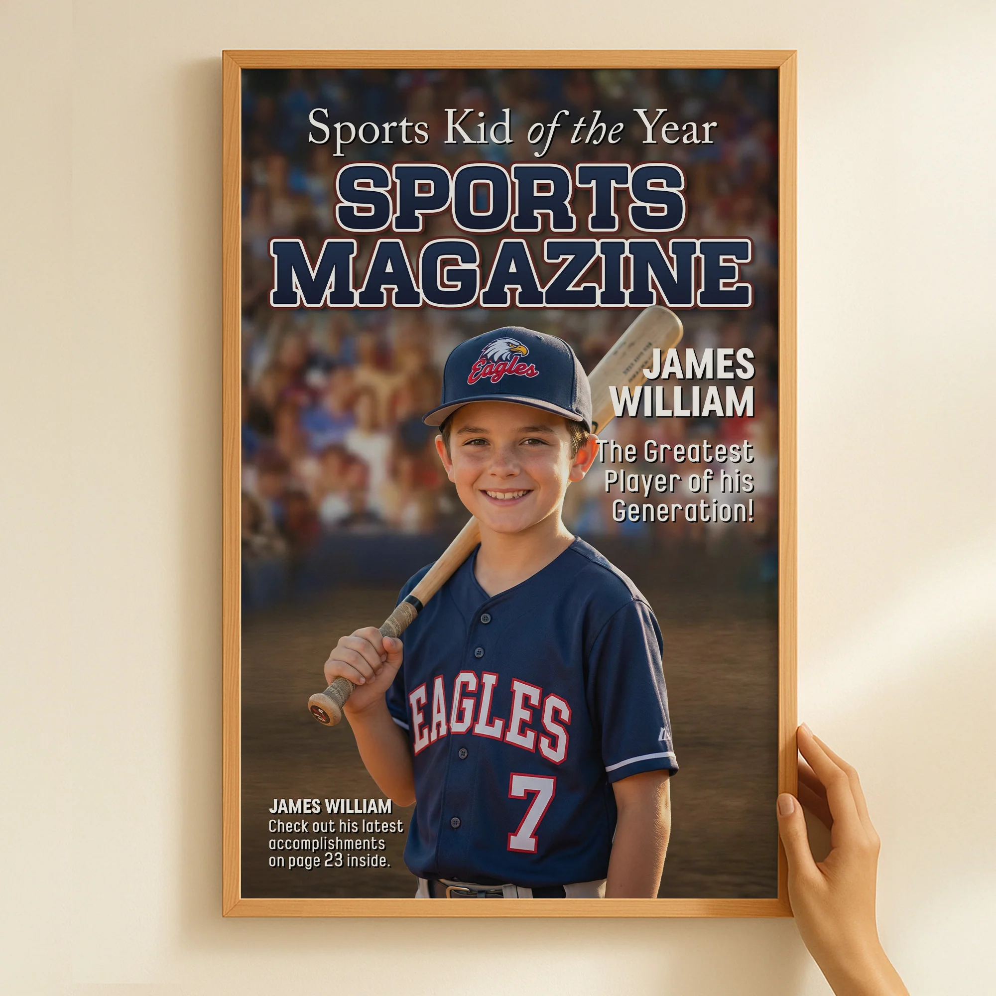 Sport Kid Magazine - Personalized Photo Poster - Image 6
