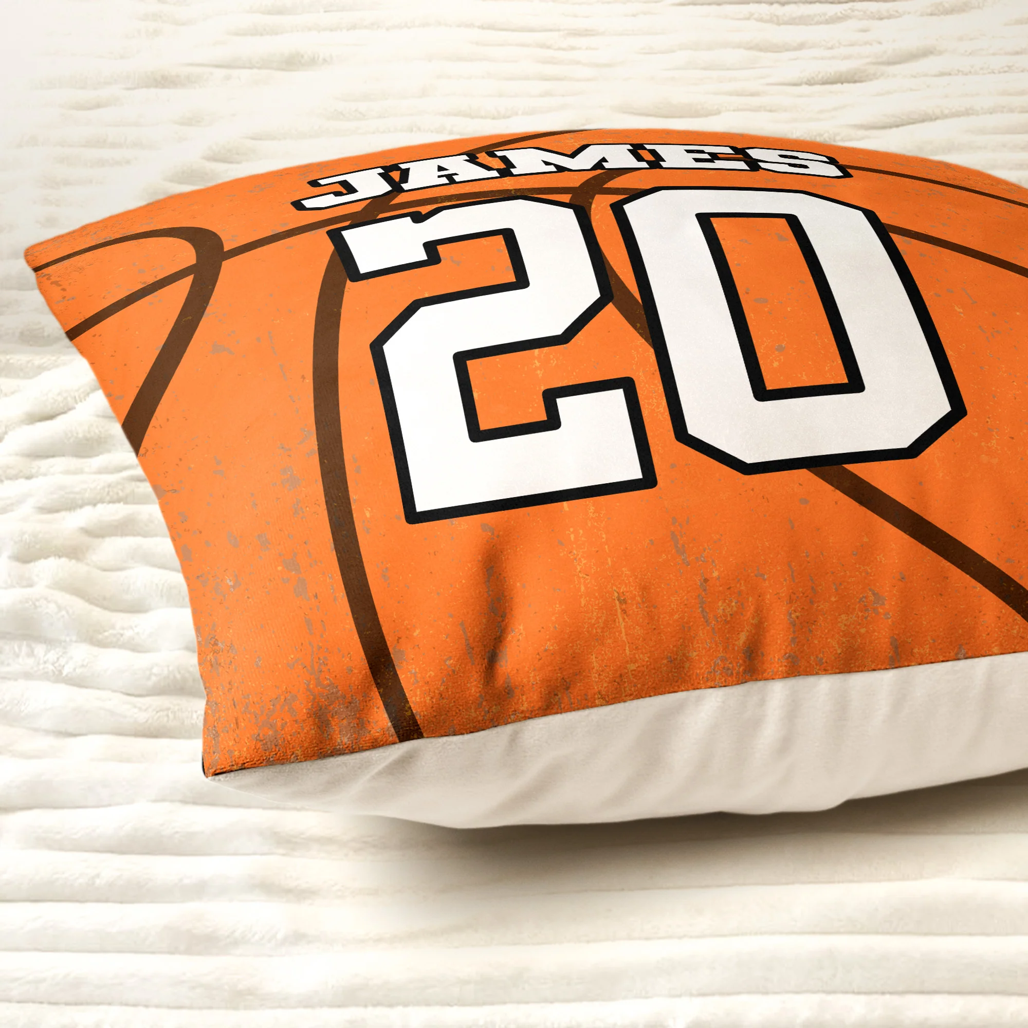Sport Lovers Basketball, Baseball, Football, Soccer, Softball Cushion - Personalized Pillow (Insert Included) - Image 3