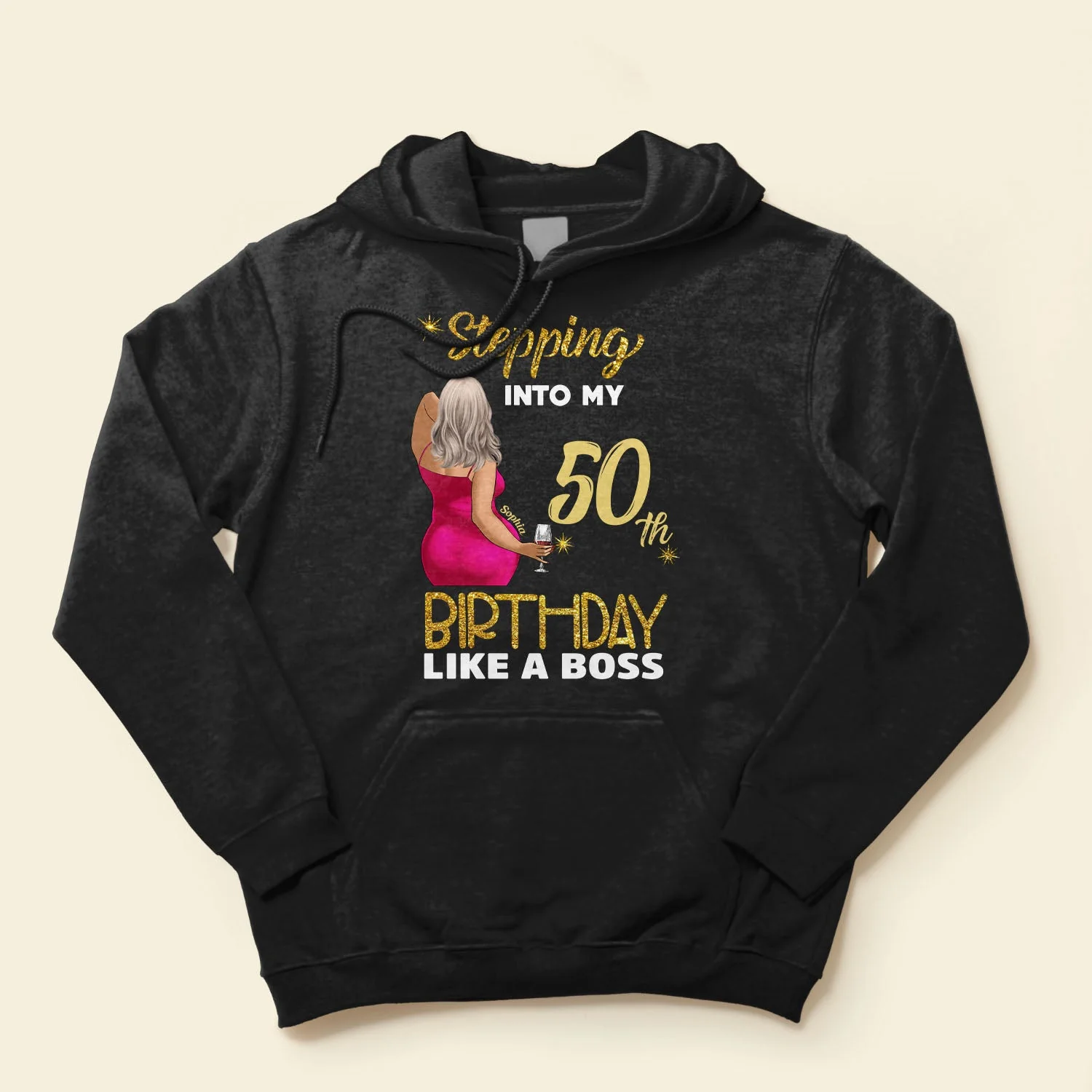 Stepping In To 50th Birthday Like A Boss - Personalized Shirt - Birthday Gift For Family And Friends - Image 4