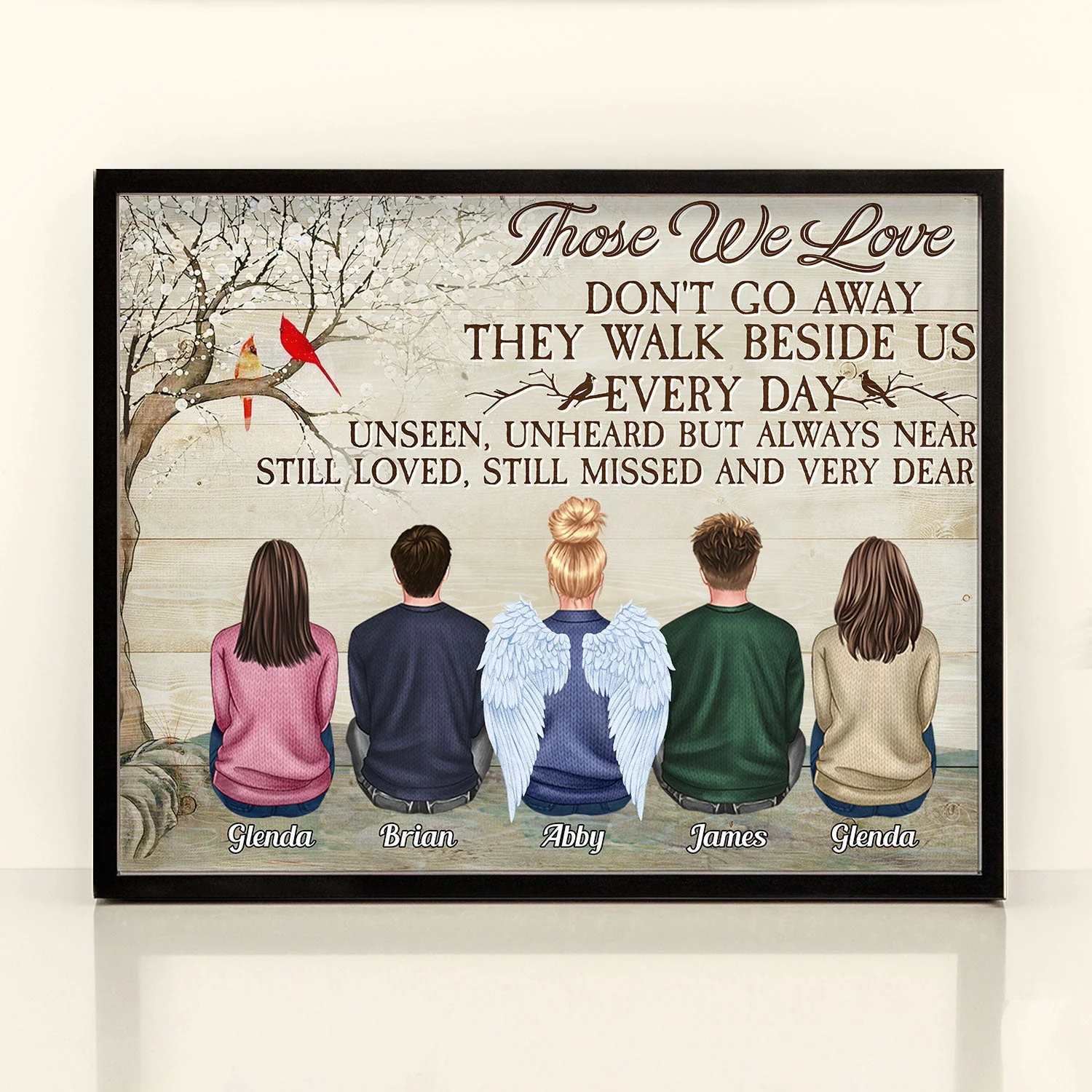 Still Loved Still Missed And Very Dear - Personalized Poster - Memorial Gift Memorial Poster For Family, Children, Spouse - Image 2
