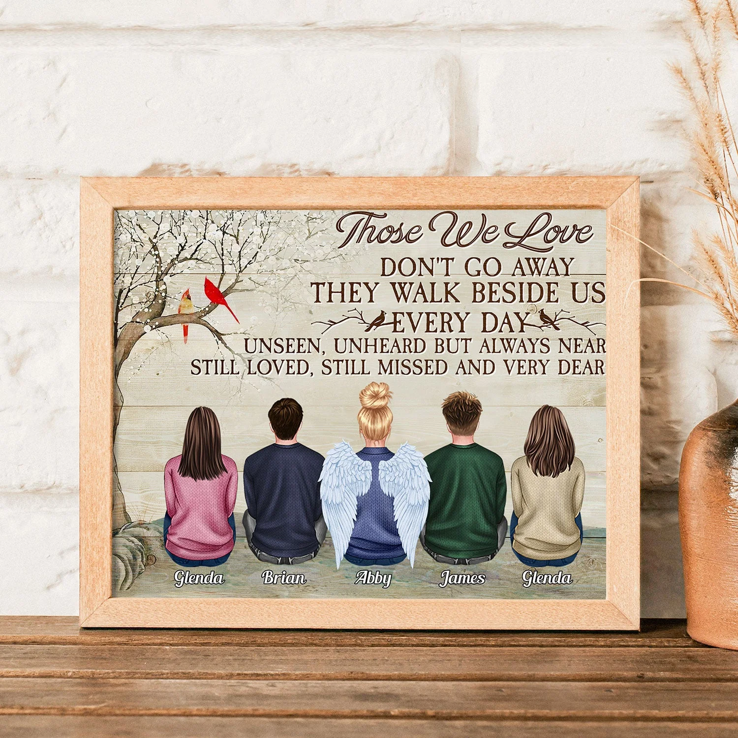 Still Loved Still Missed And Very Dear - Personalized Poster - Memorial Gift Memorial Poster For Family, Children, Spouse - Image 6