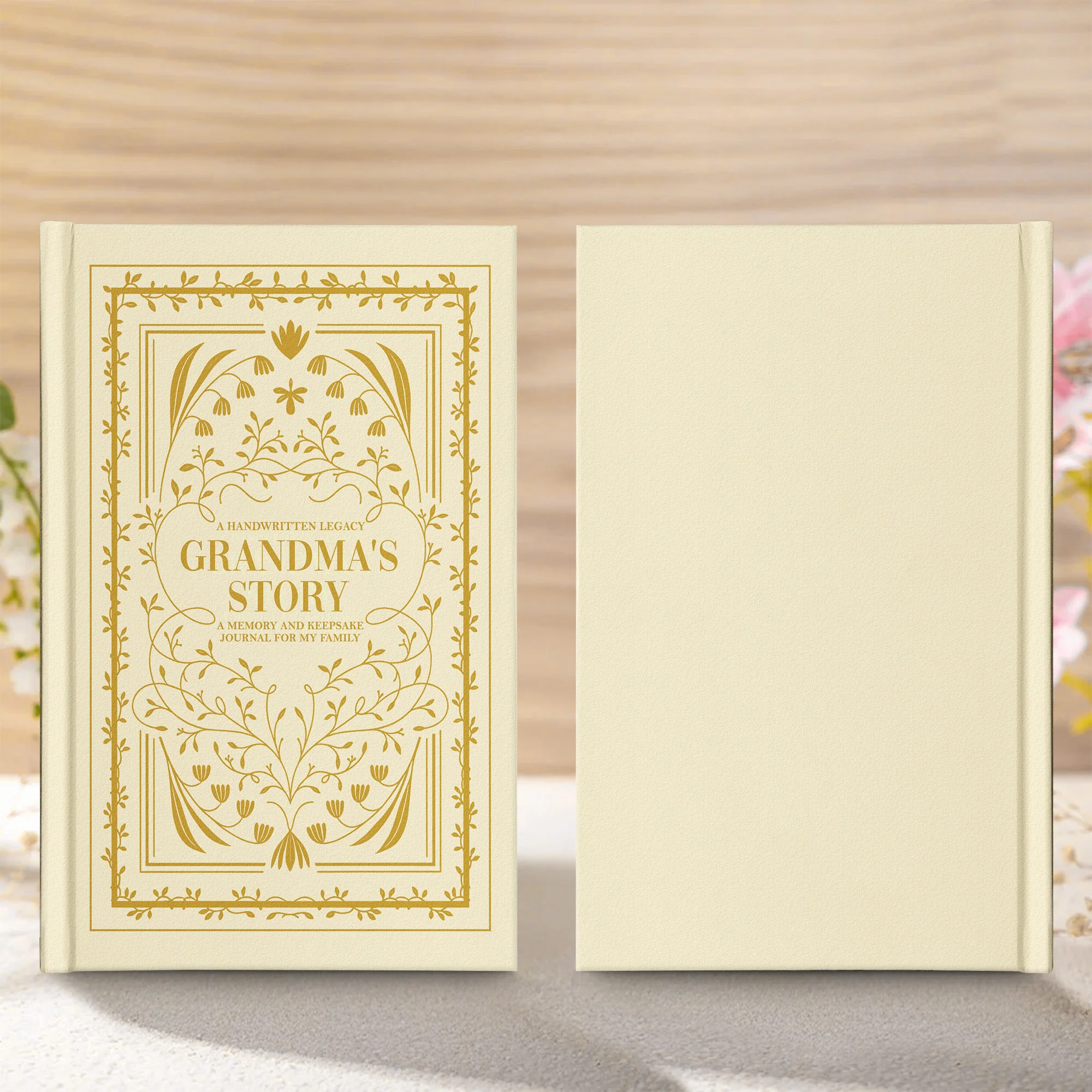 Story Journal A Memory And Keepsake Journal For My Family - Personalized Hardcover Journal - Image 2