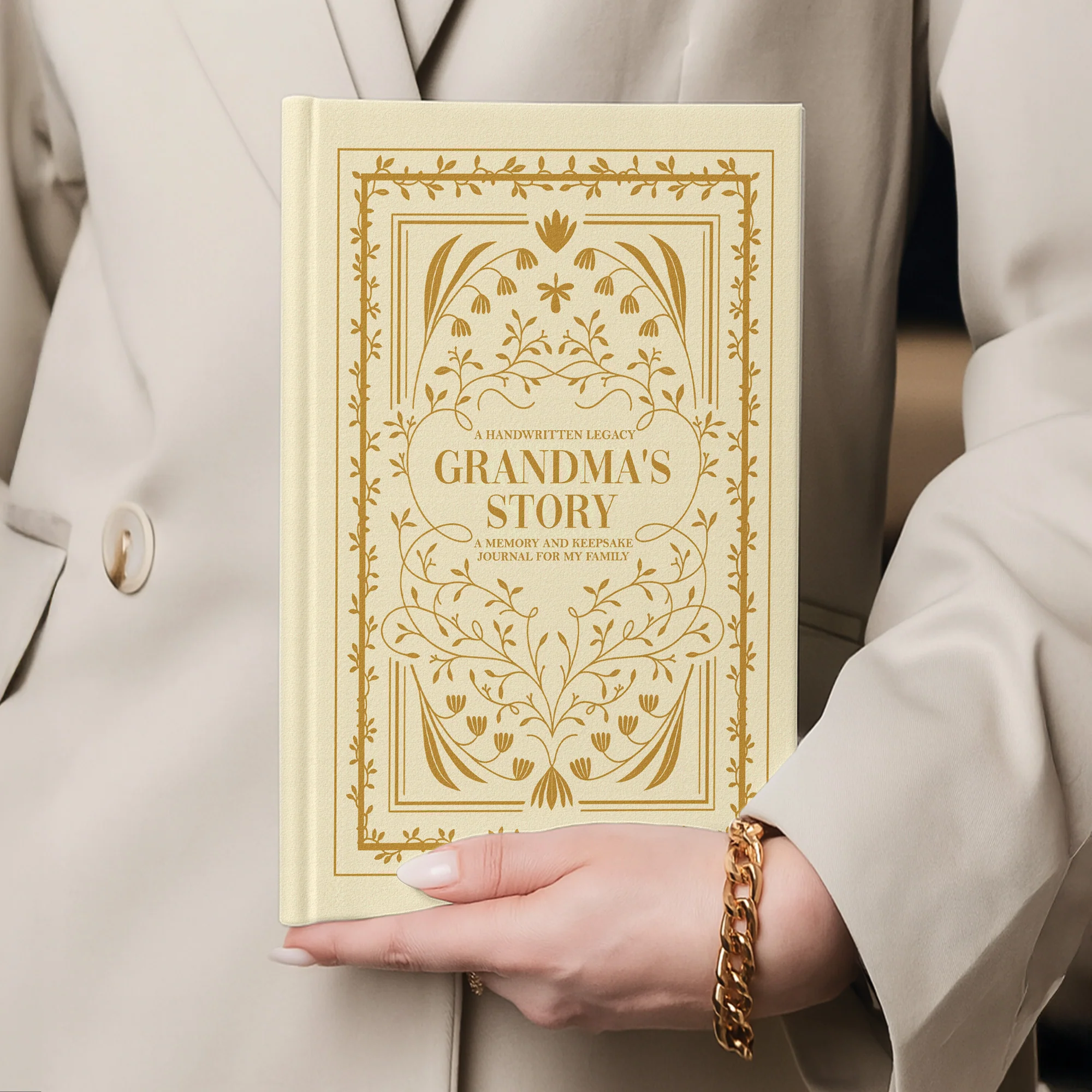 Story Journal A Memory And Keepsake Journal For My Family - Personalized Hardcover Journal - Image 6