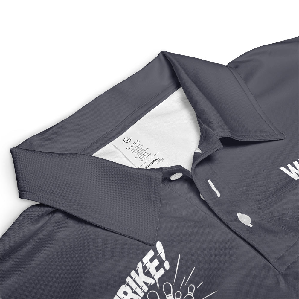 Strike Bowling Polo Shirt - Custom Polo Shirt - Image 7