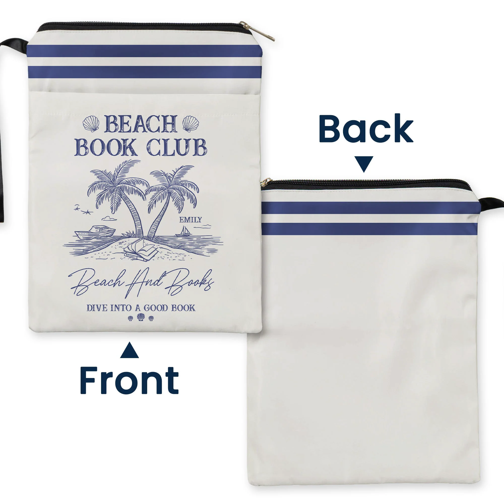 Summer Beach Book Club - Personalized Book Sleeve - Image 4