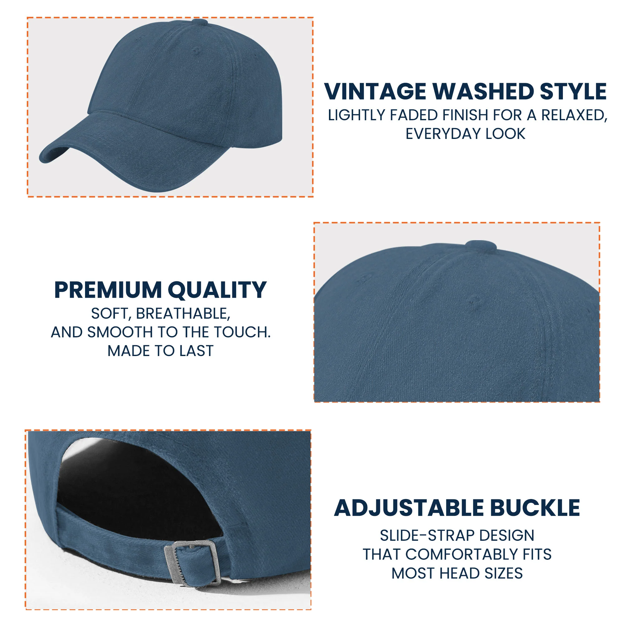 Summer Vibes - Personalized Distressed Denim Cap - Image 6