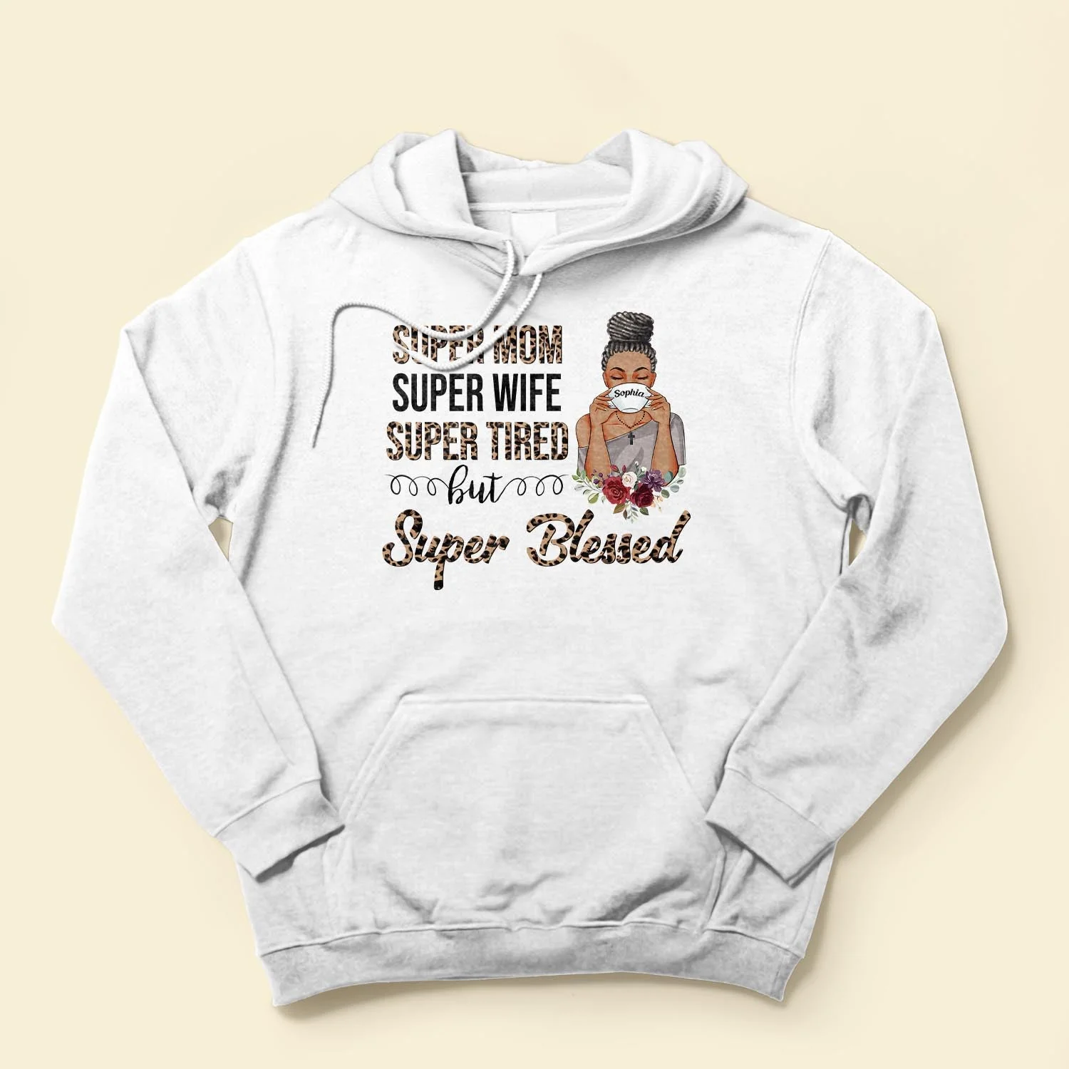 Super Mom, Super Wife, Super Tired - Personalized Shirt - Birthday, Mother's Day Gift For Mom, Wife, Mother - Image 4