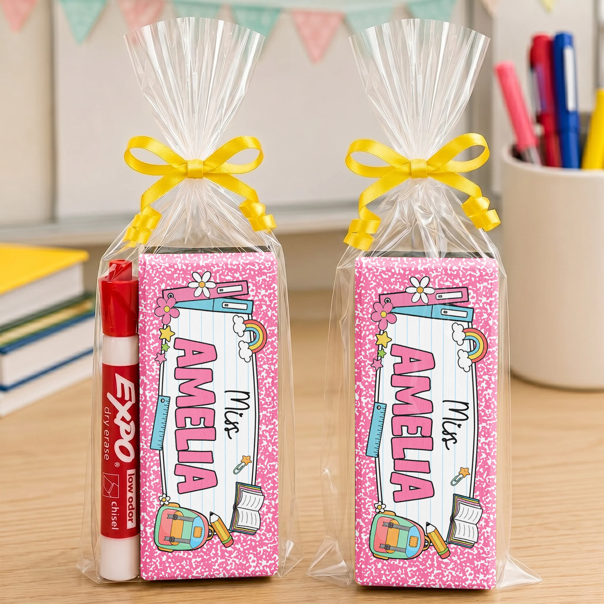 Teacher Custom Name - Personalized Whiteboard Eraser - Image 4
