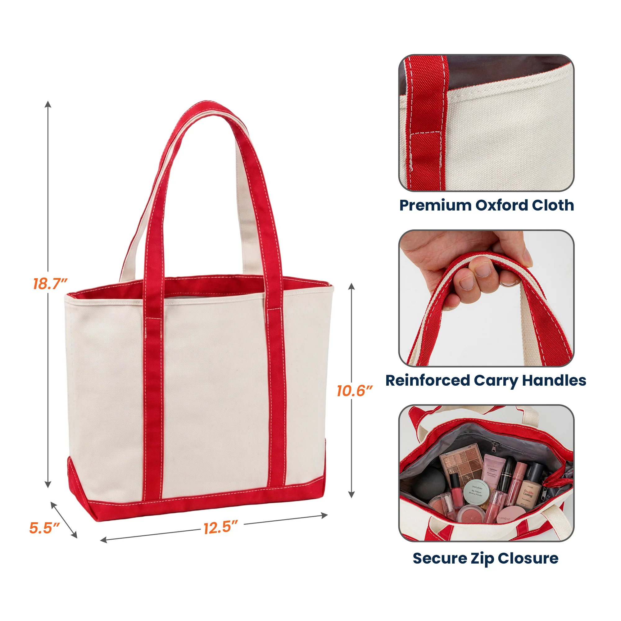 Teacher Pennant Flag - Personalized Tote Bag - Image 6
