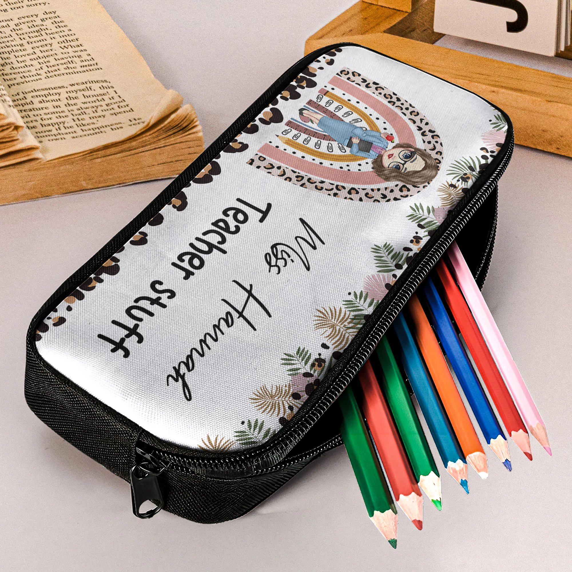 Teacher Stuff - Personalized Pencil Case - Image 2