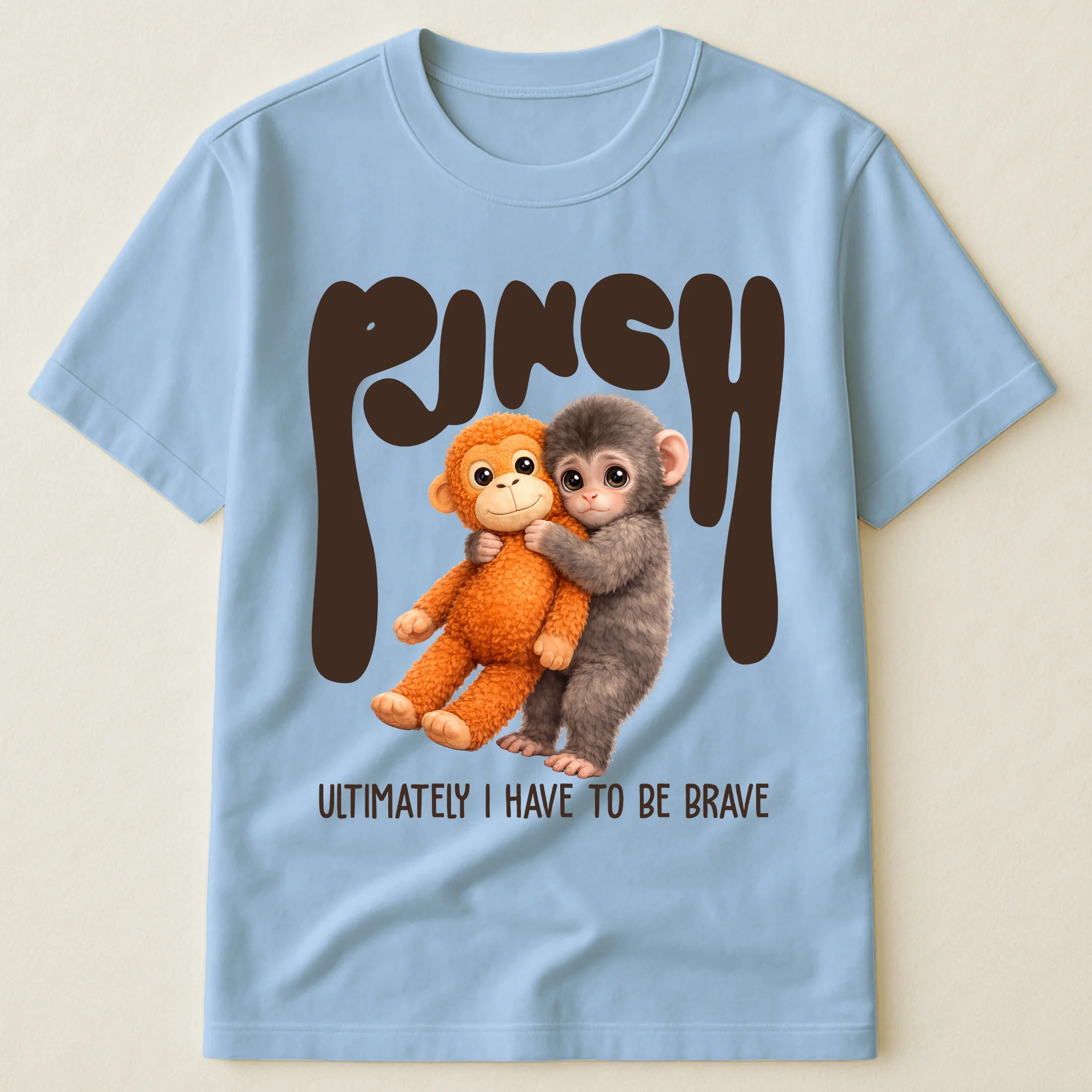 Team Punch Ultimately I Have To Be Brave - Punch Monkey Lovers, Animal Support, Peace Lovers - Shirt - Image 12