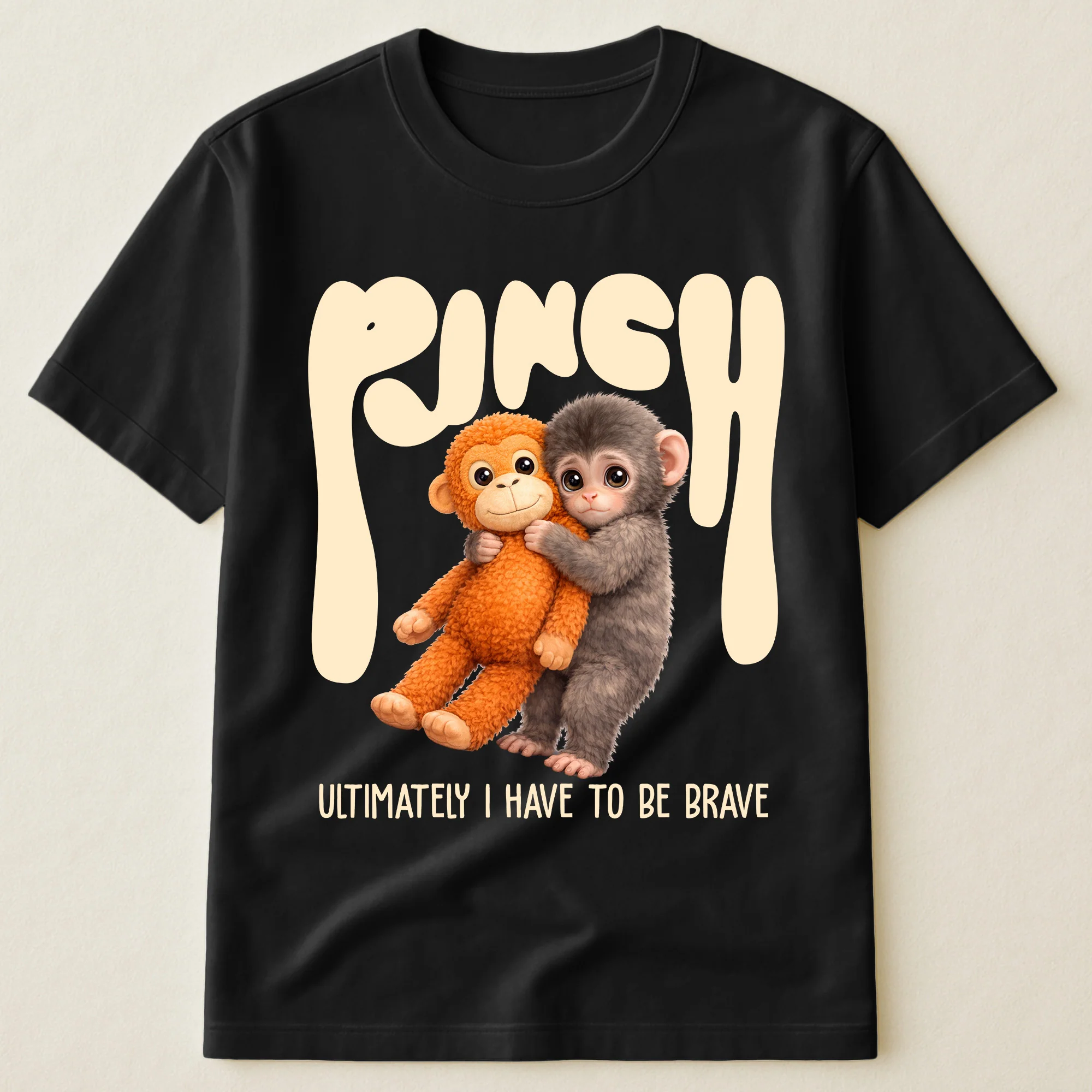 Team Punch Ultimately I Have To Be Brave - Punch Monkey Lovers, Animal Support, Peace Lovers - Shirt - Image 13