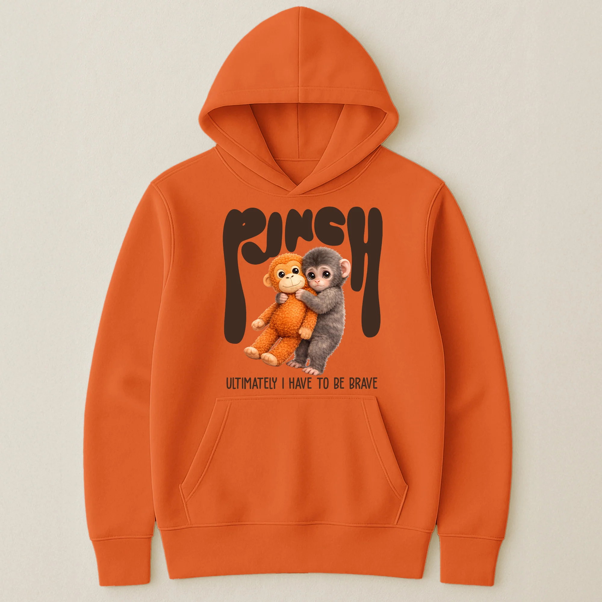 Team Punch Ultimately I Have To Be Brave - Punch Monkey Lovers, Animal Support, Peace Lovers - Shirt - Image 3