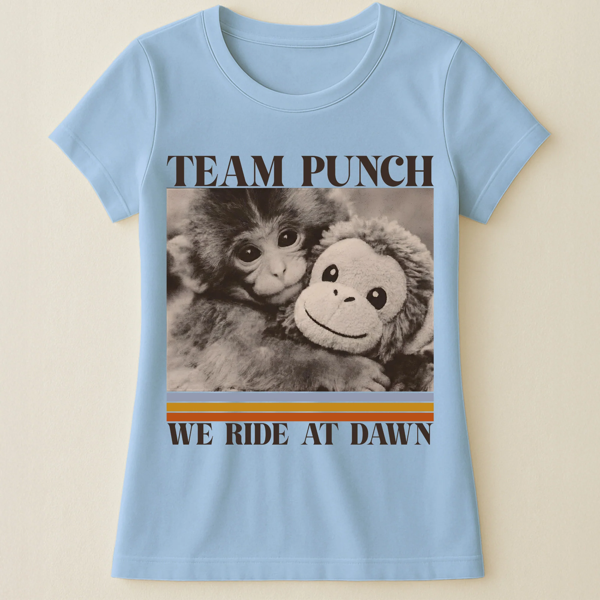 Team Punch We Ride At Dawn - Punch Monkey Lovers, Animal Support, Peace Lovers - Shirt - Image 29