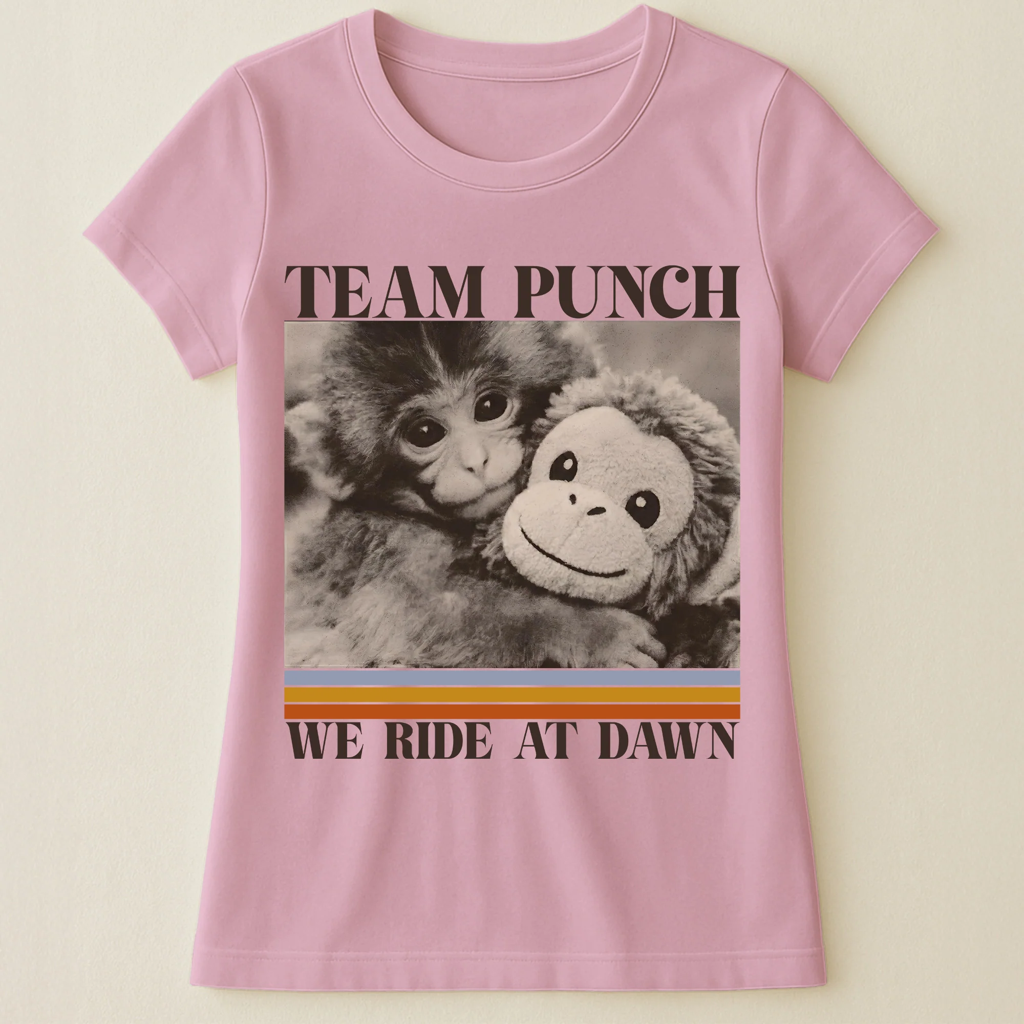 Team Punch We Ride At Dawn - Punch Monkey Lovers, Animal Support, Peace Lovers - Shirt - Image 30