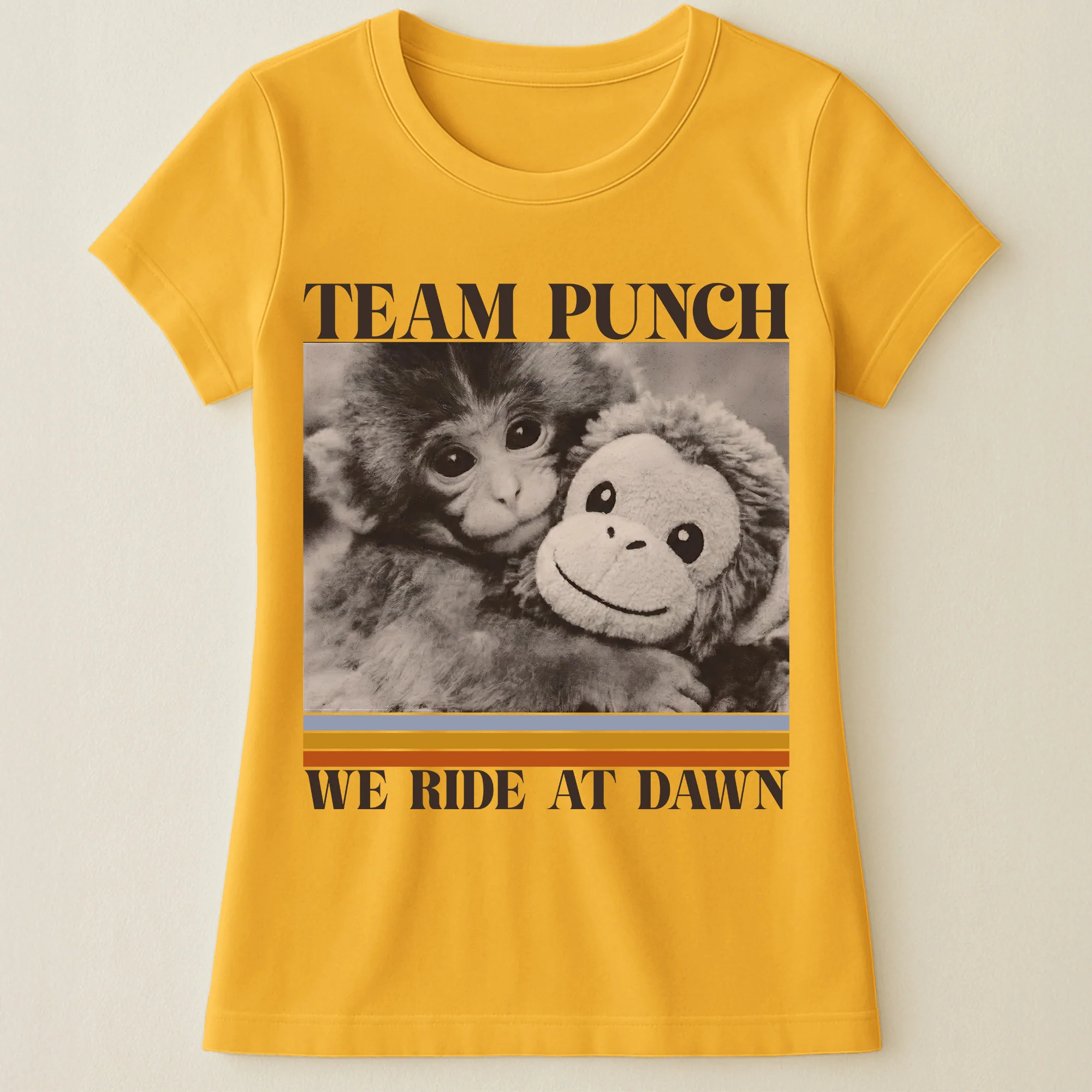 Team Punch We Ride At Dawn - Punch Monkey Lovers, Animal Support, Peace Lovers - Shirt - Image 36