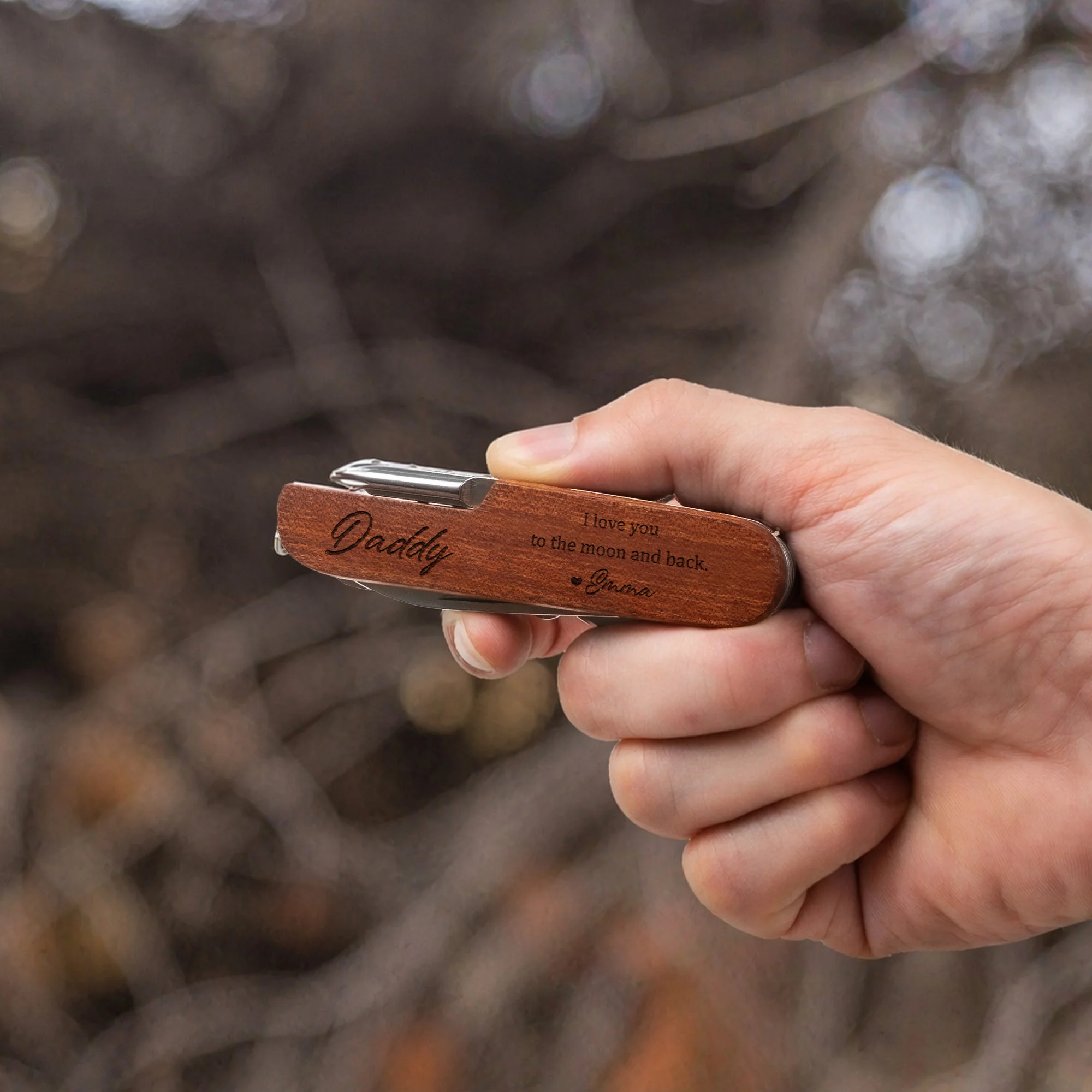 Thank You Dad, Father's Day Gift - Personalized Multi Tool Knife - Image 2