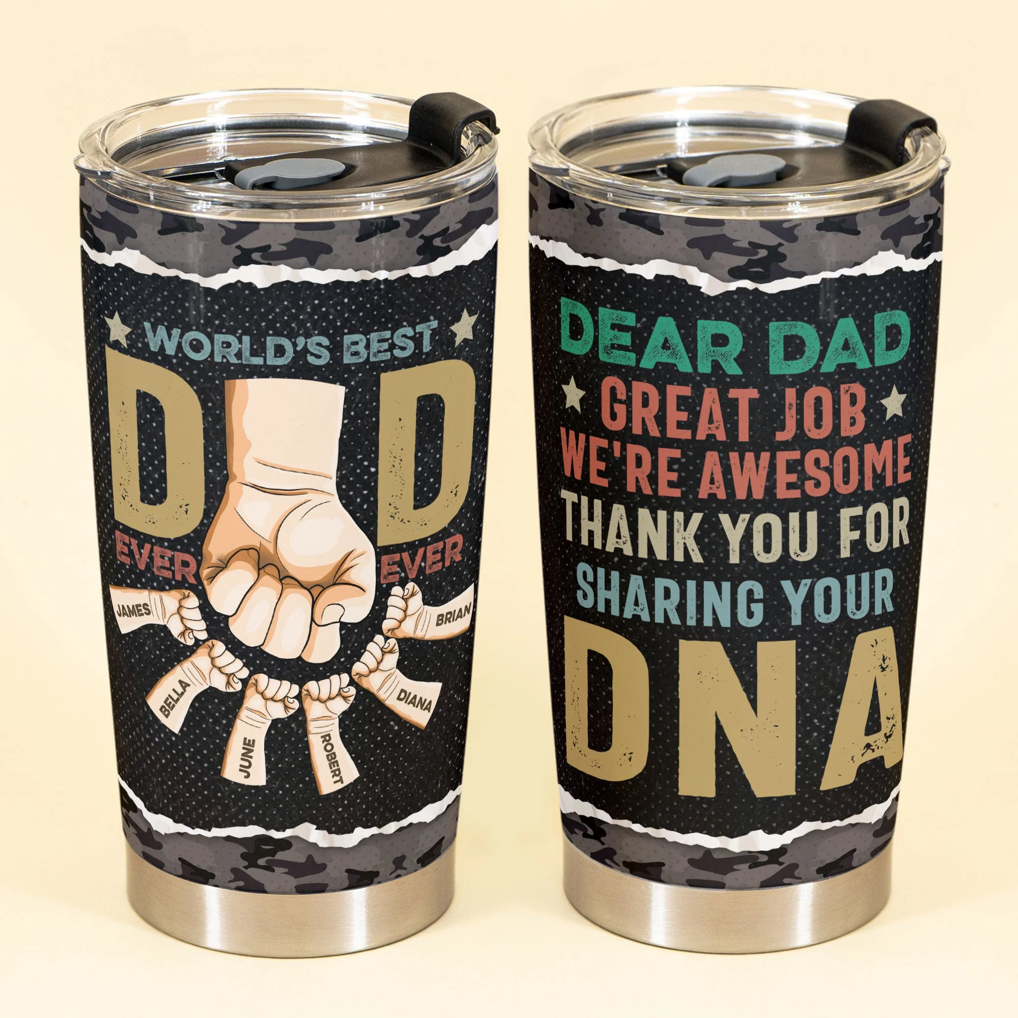 Thank You For Sharing Your DNA - Personalized Tumbler Cup - Birthday, Funny Gift For Mom & Dad - Image 2