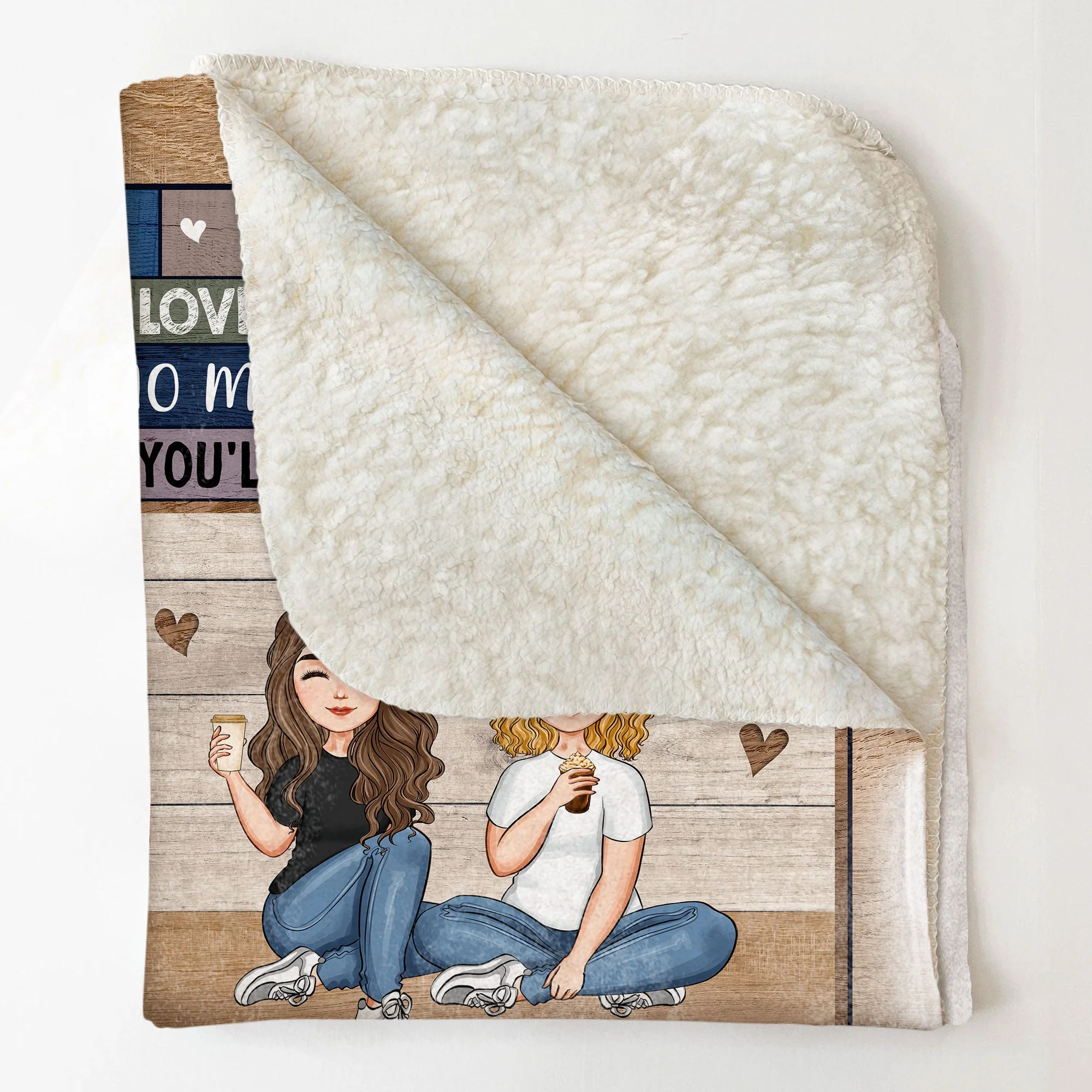 Thank You For Standing By My Side - Personalized Friend Blanket - Image 4