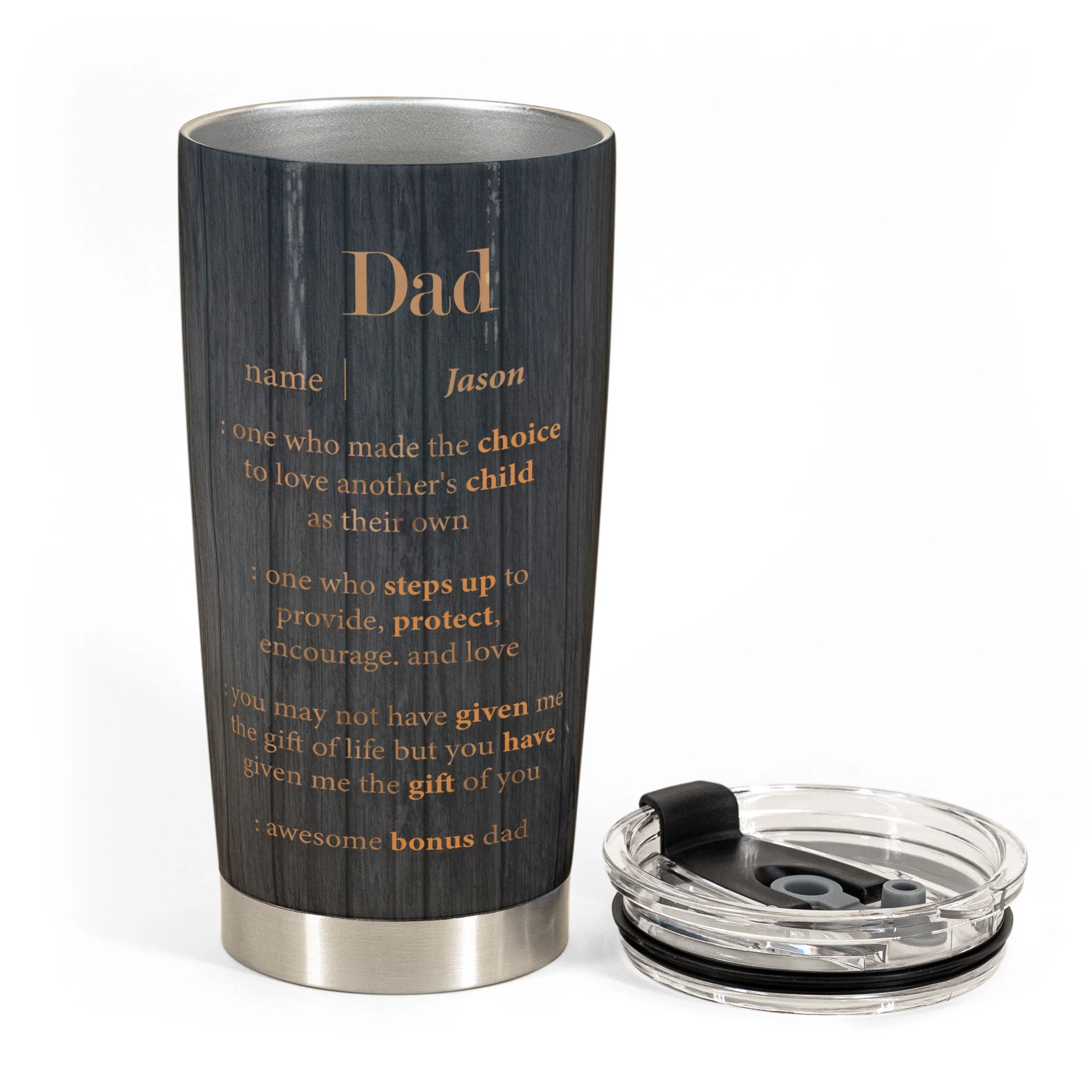 Thank You For Stepping In - Personalized Tumbler Cup - Image 3