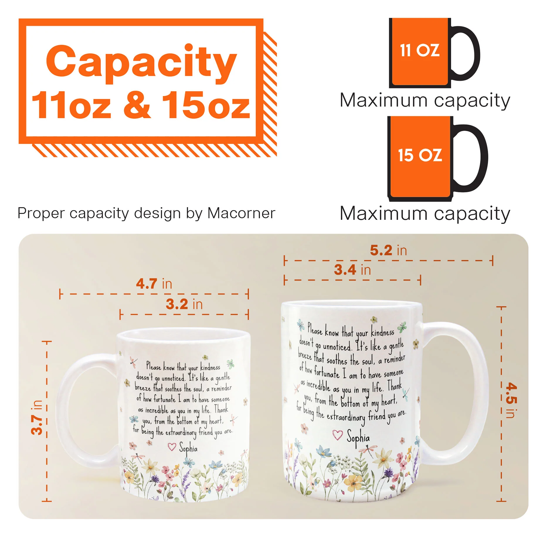Thank You Gifts For Boss, Coworkers, Friends, Family - For Being The Extraordinary Friend - Personalized Mug - Image 7