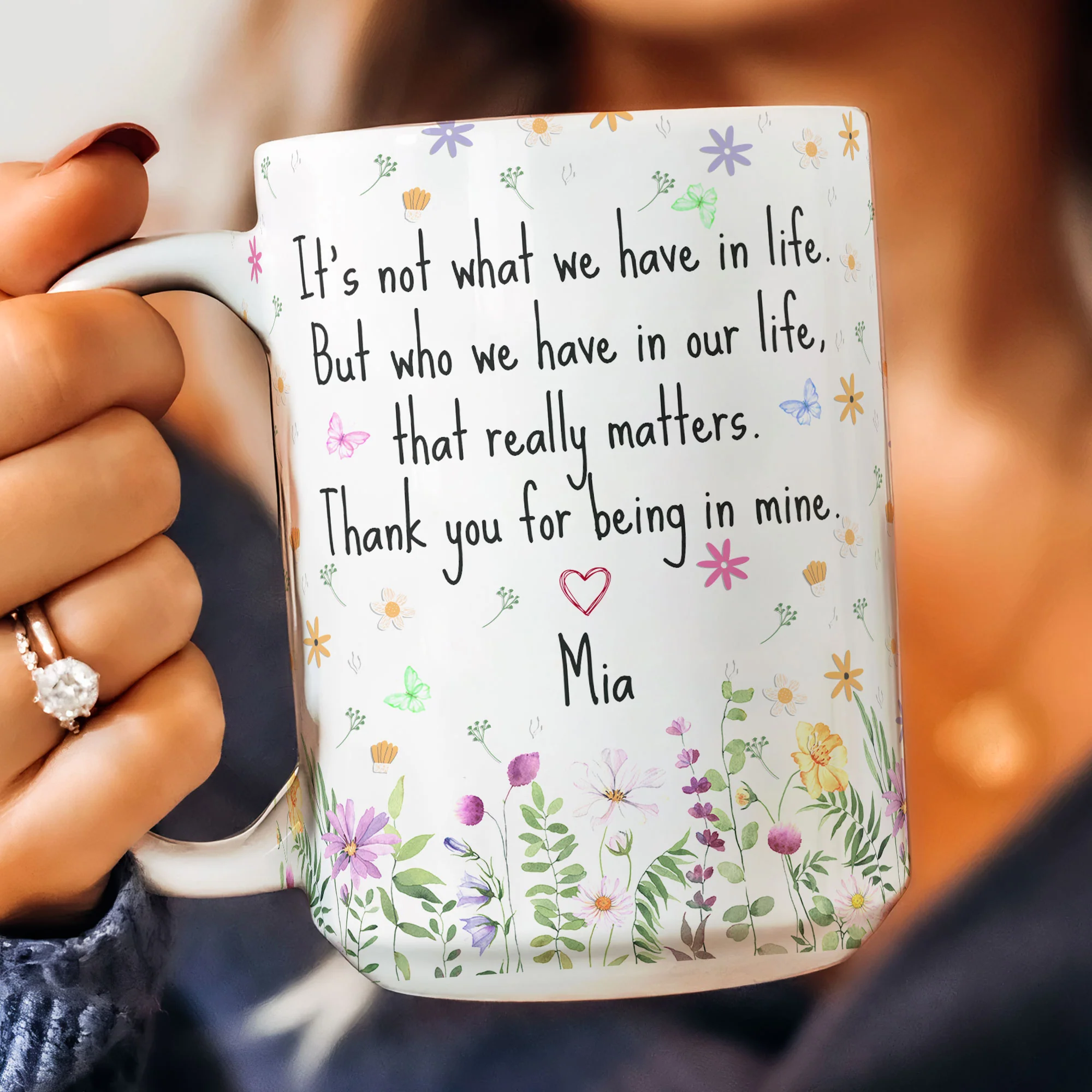 Thank You Mug - Mentor Appreciation For Coworkers, Family, Leader, Boss - Personalized Mug - Image 6