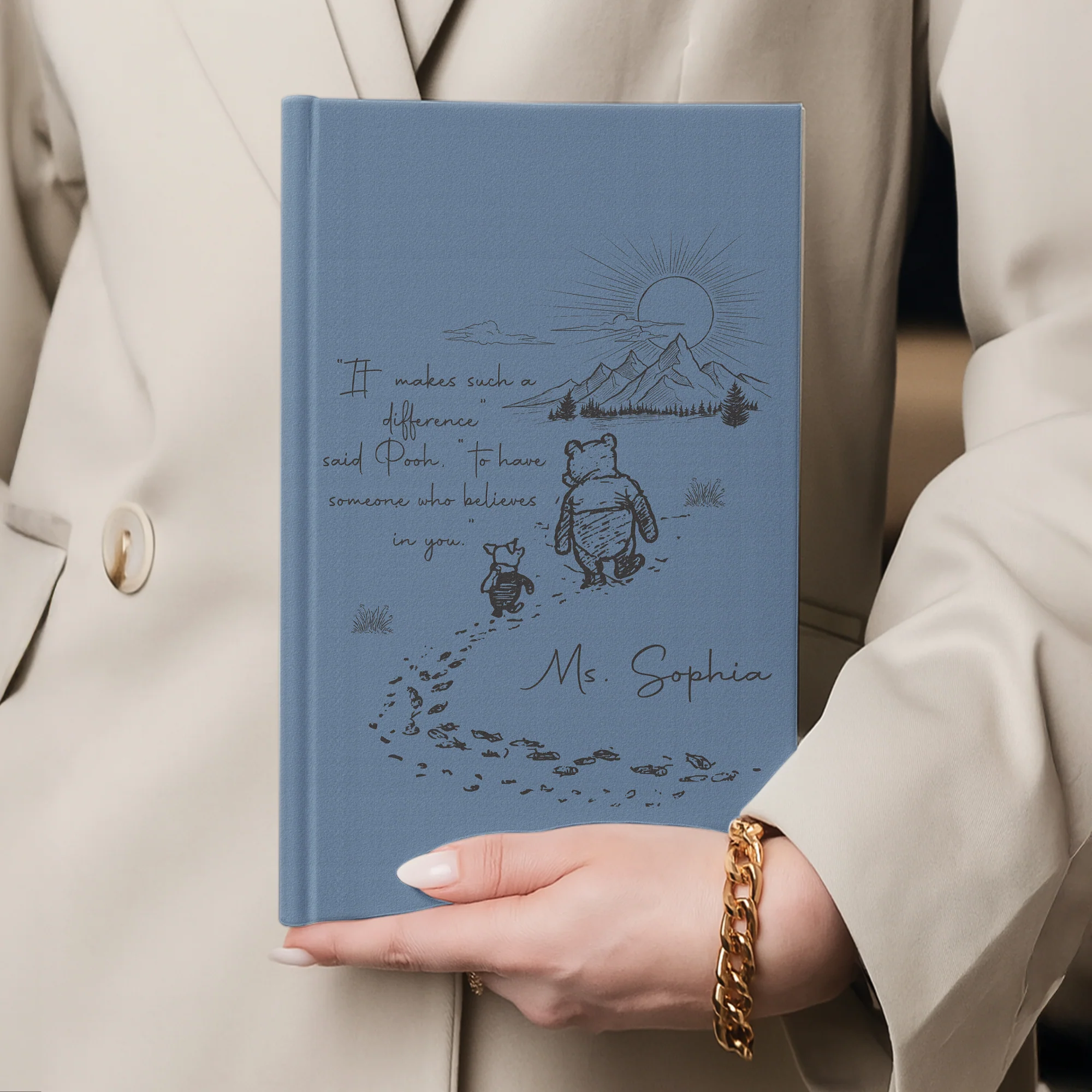 Thank You Teacher Gifts For Teacher Friend - Personalized Journal - Image 6
