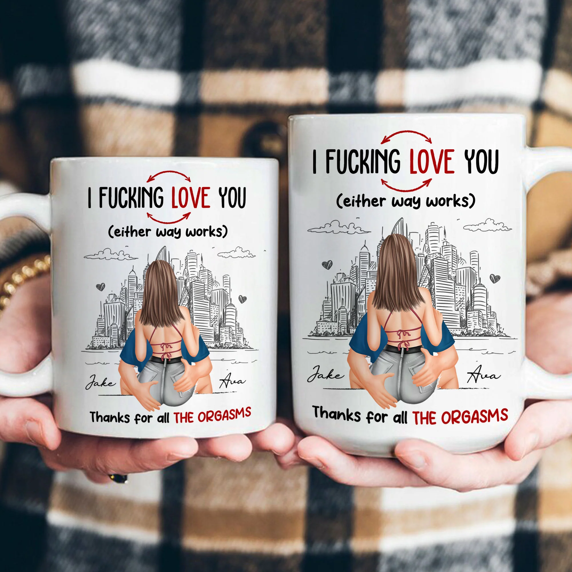 Thanks For All The Orgasms I F Love You - Personalized Mug - Image 4